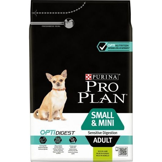 Pro Plan Adult Small & Mini Sensitive Digestion - Lamb Száraztáp 7 kg (94824)