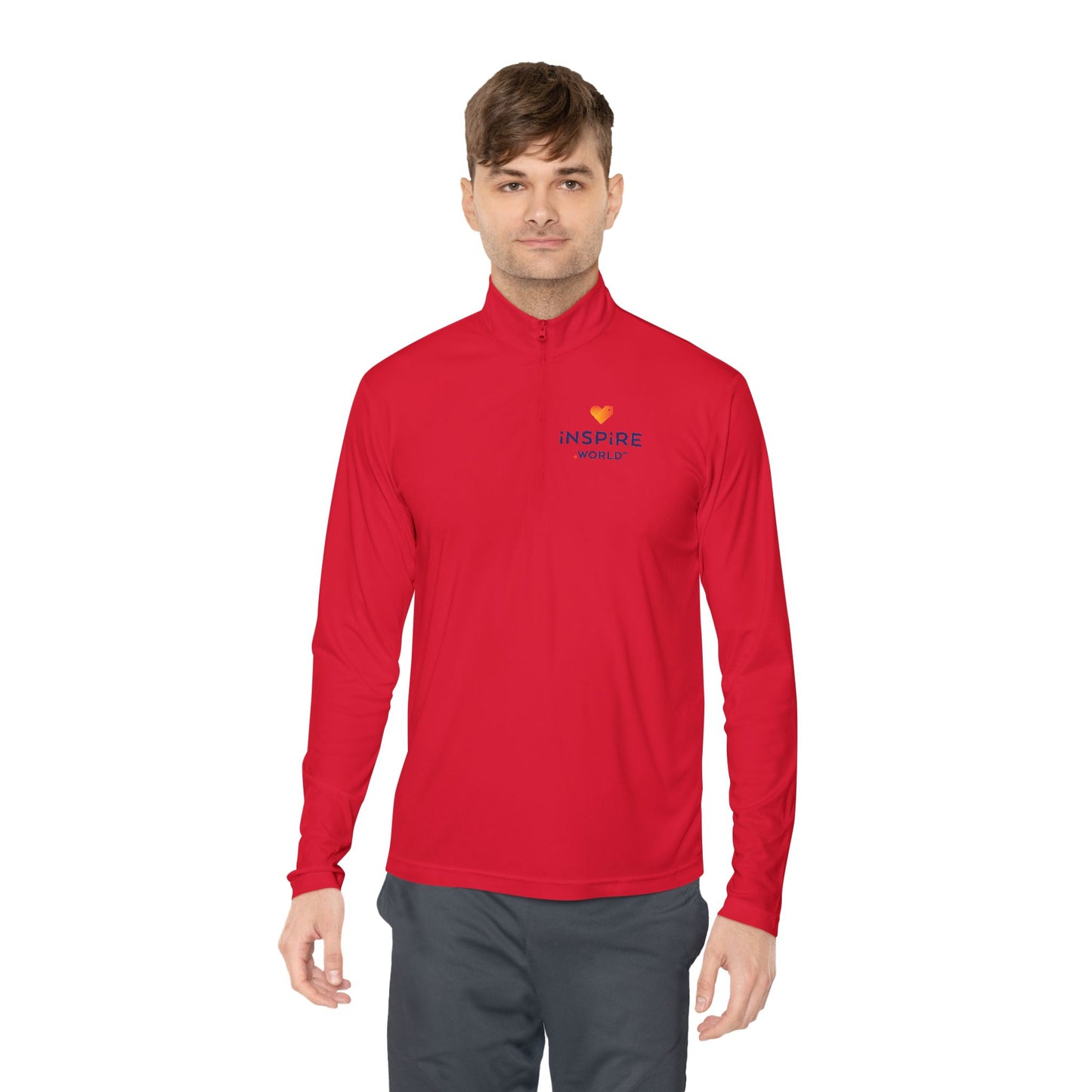 Inspire.World Unisex Quarter-Zip Pullover