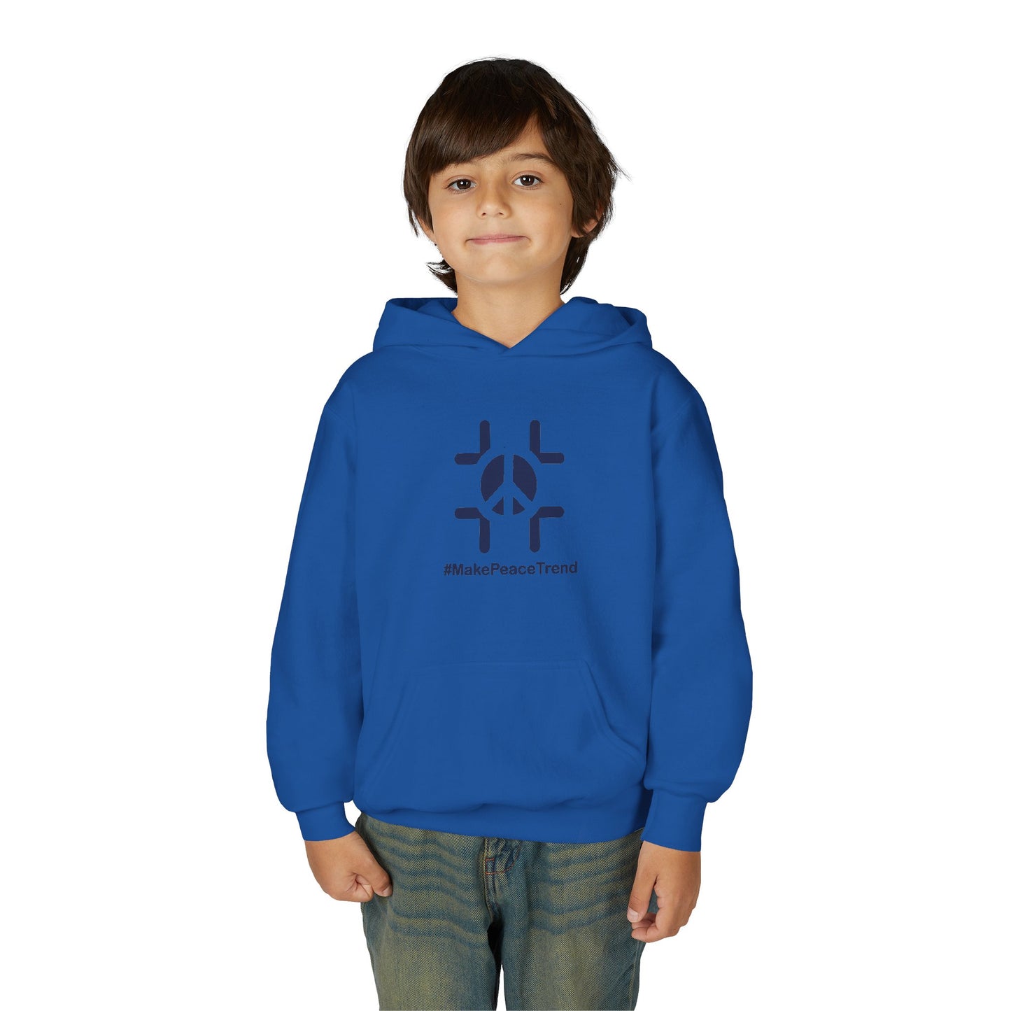 Peace Day Youth Heavy Blend Hooded Sweatshirt