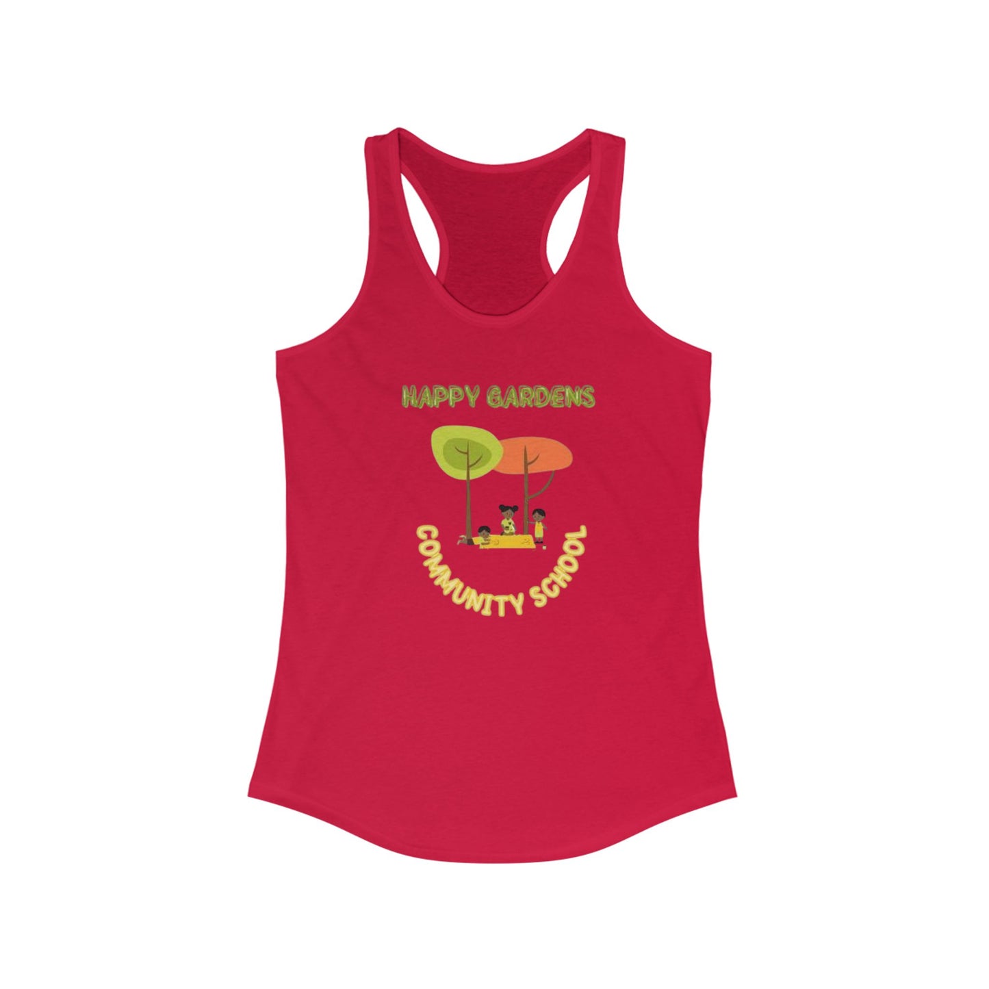 Happy Gardens Women's Ideal Racerback Tank