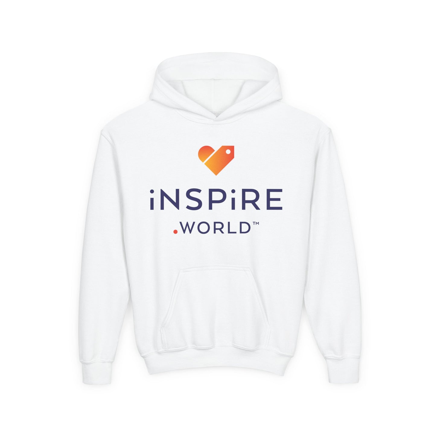 Inspire.World Youth Heavy Blend Hooded Sweatshirt