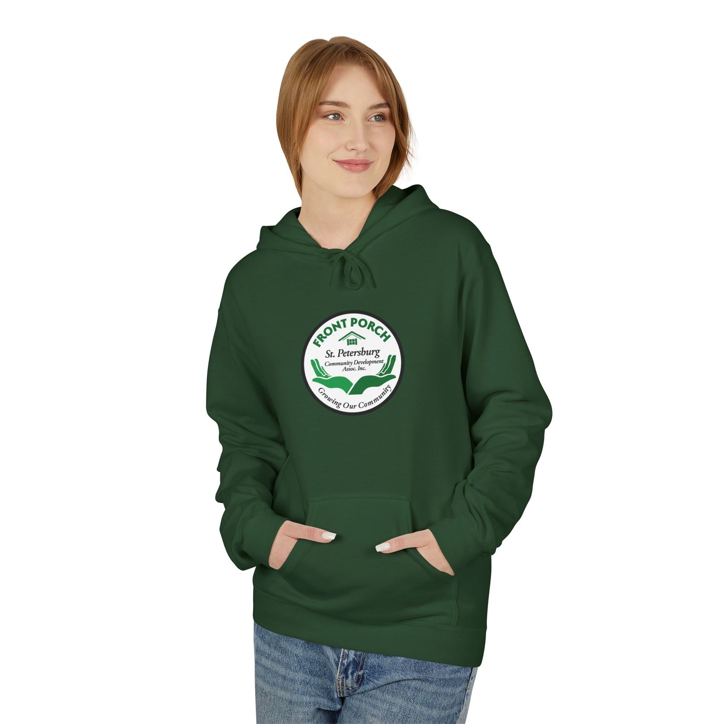 Front Porch Unisex Midweight Softstyle Fleece Hoodie