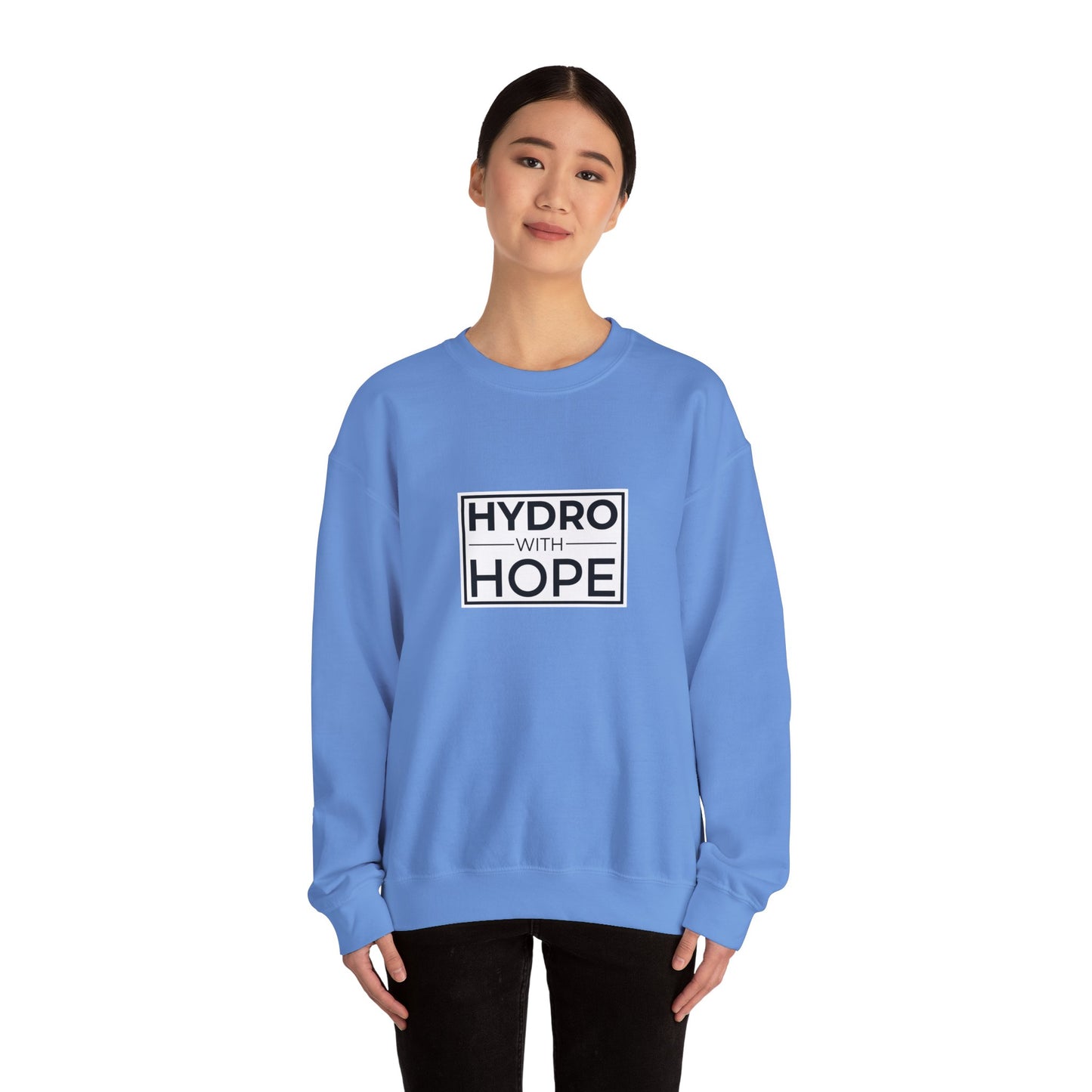 Hydro with Hope Unisex Heavy Blend™ Crewneck Sweatshirt