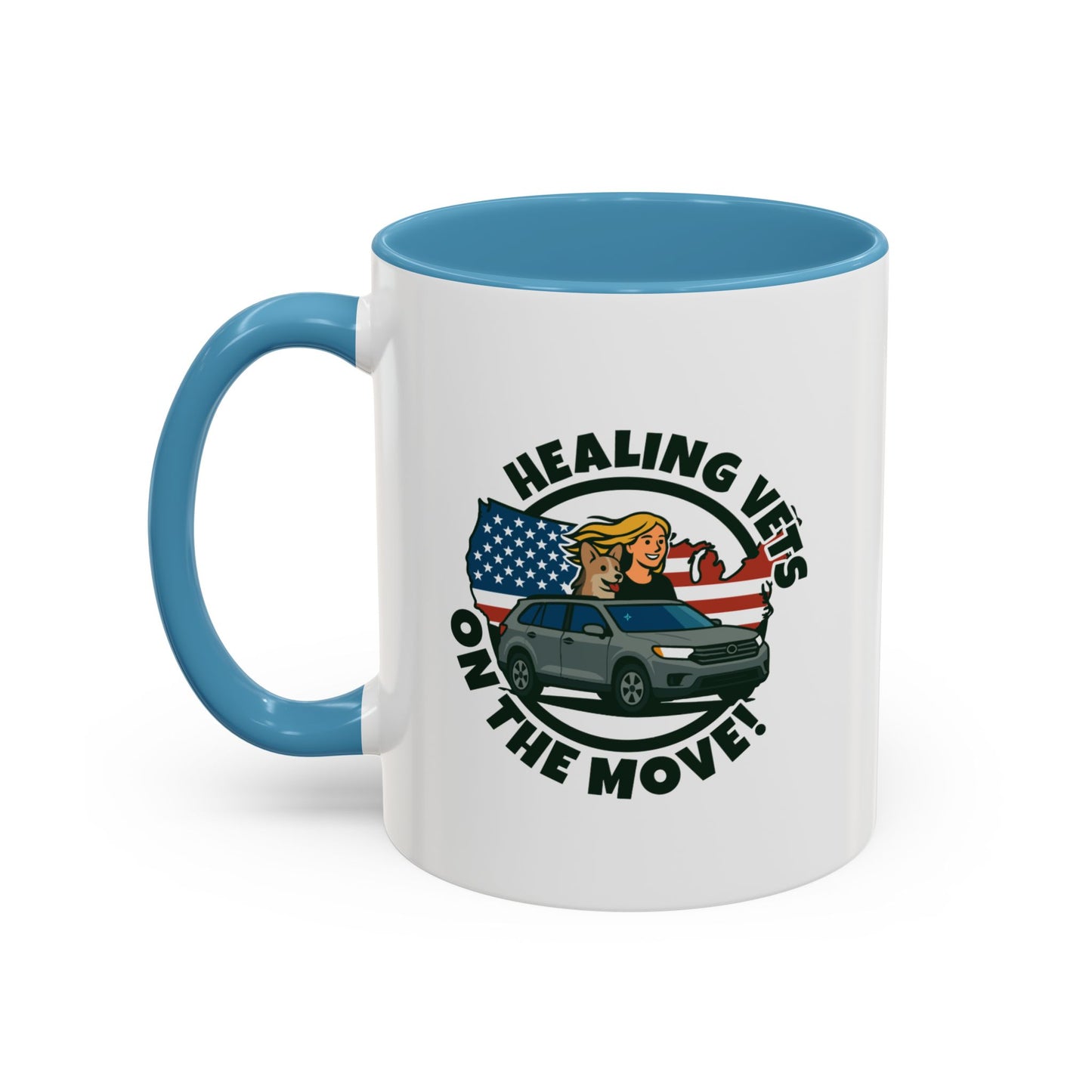Healing Vets on the Move Accent Coffee Mug (11, 15oz)