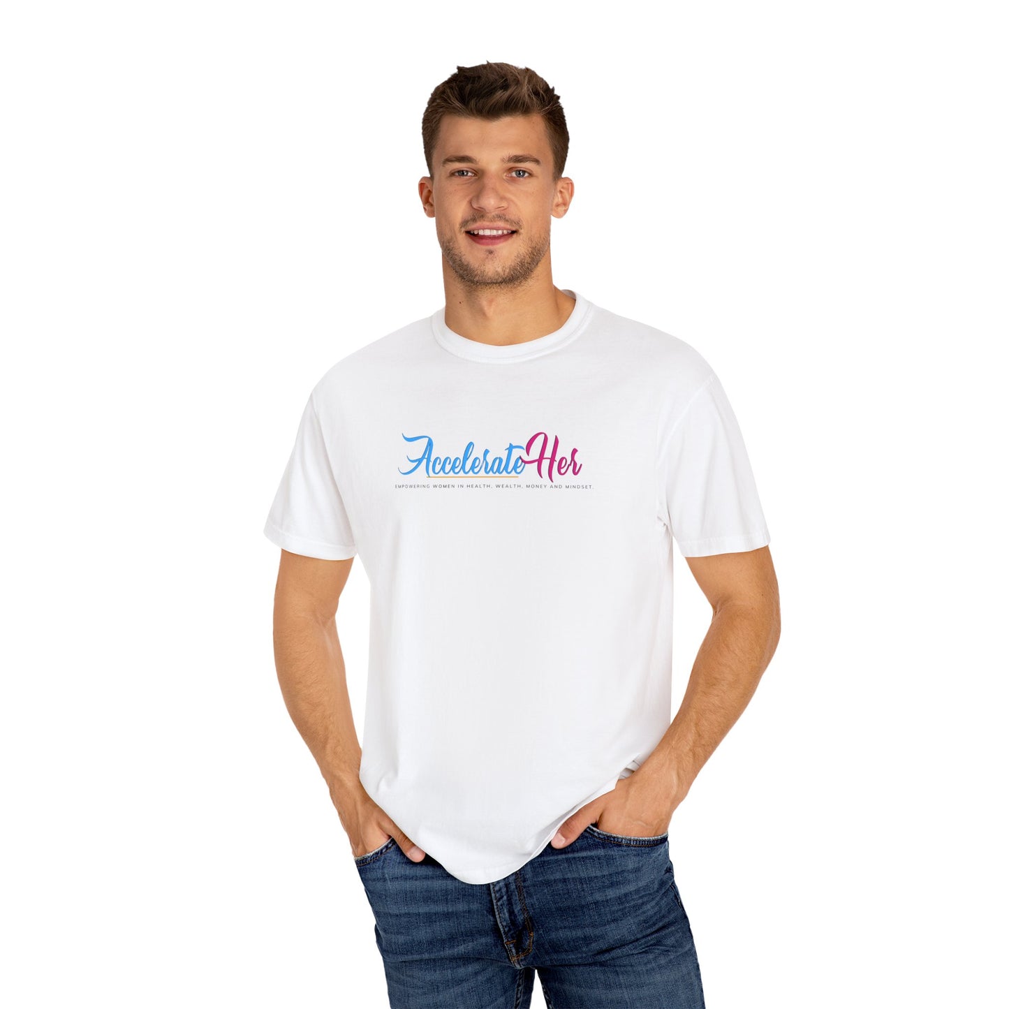 AccelerateHer Unisex Garment-Dyed T-shirt