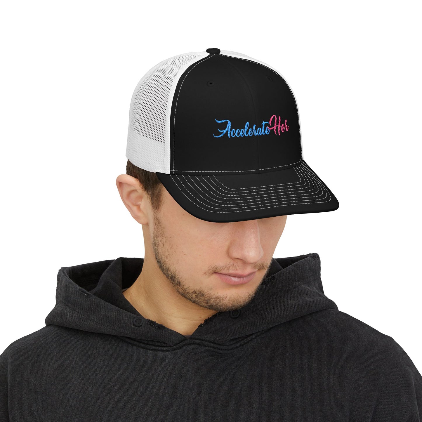 AccelerateHer Snapback Trucker Cap (Embroidery)