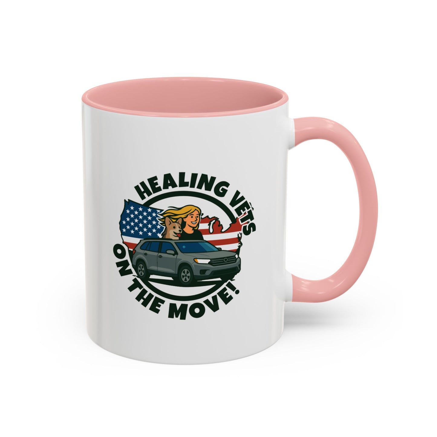 Healing Vets on the Move Accent Coffee Mug (11, 15oz)