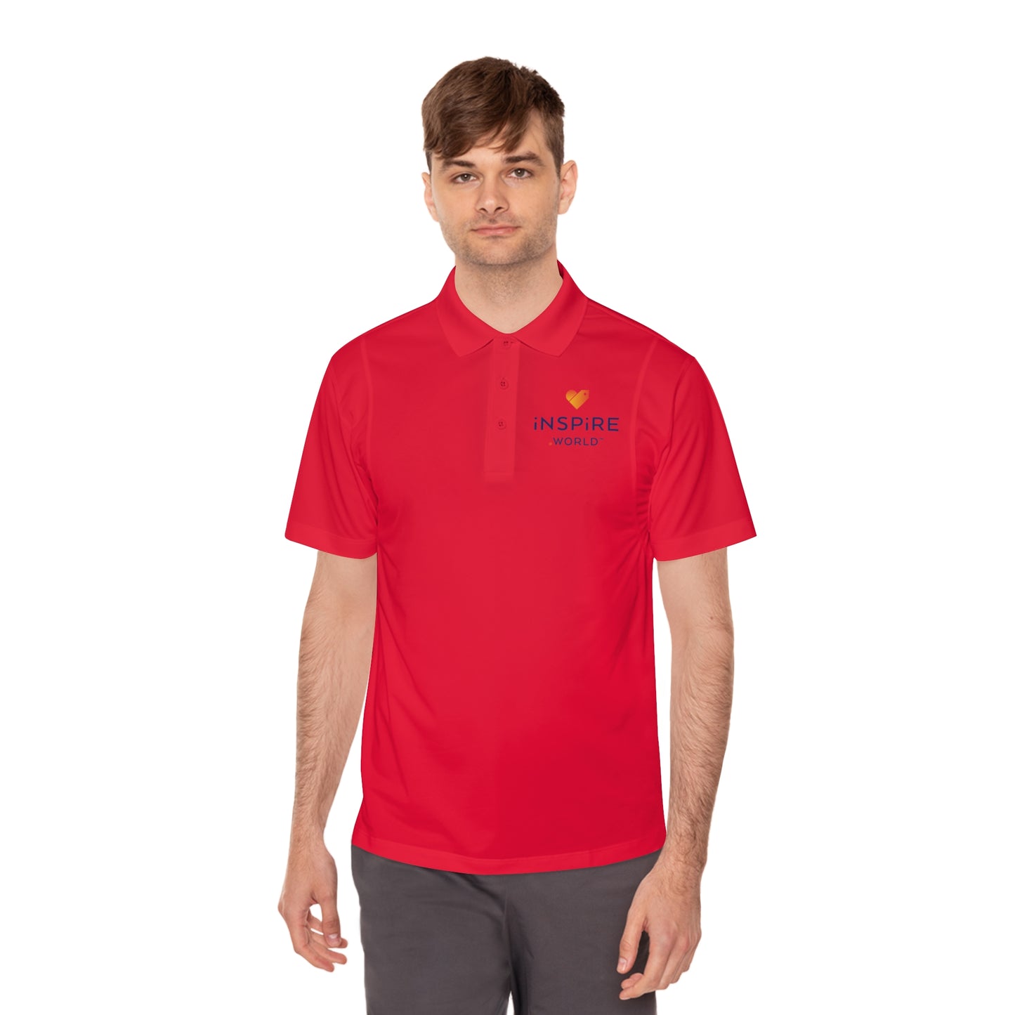 Inspire.World Men's Sport Polo Shirt