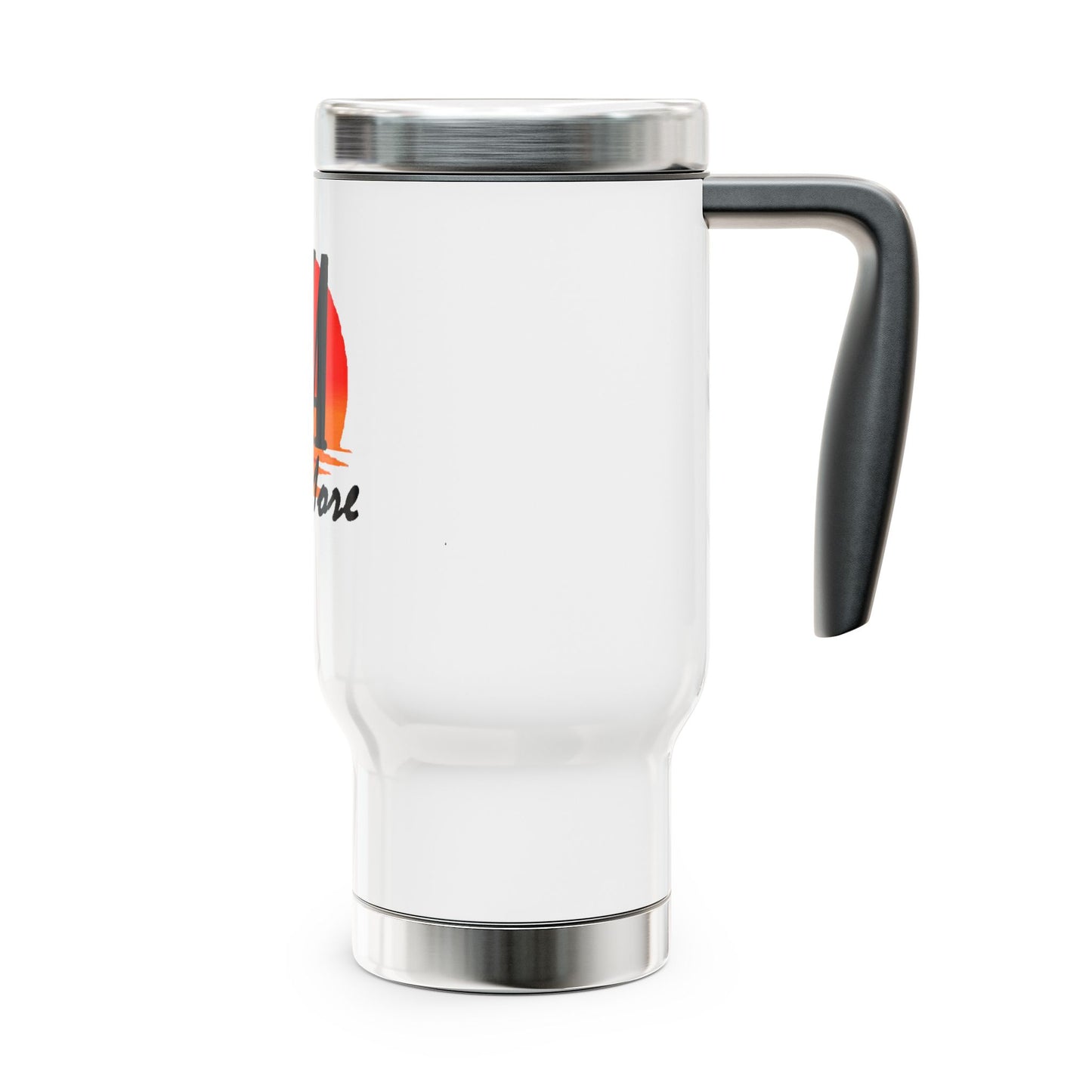 DVA Stainless Steel Travel Mug with Handle, 14oz