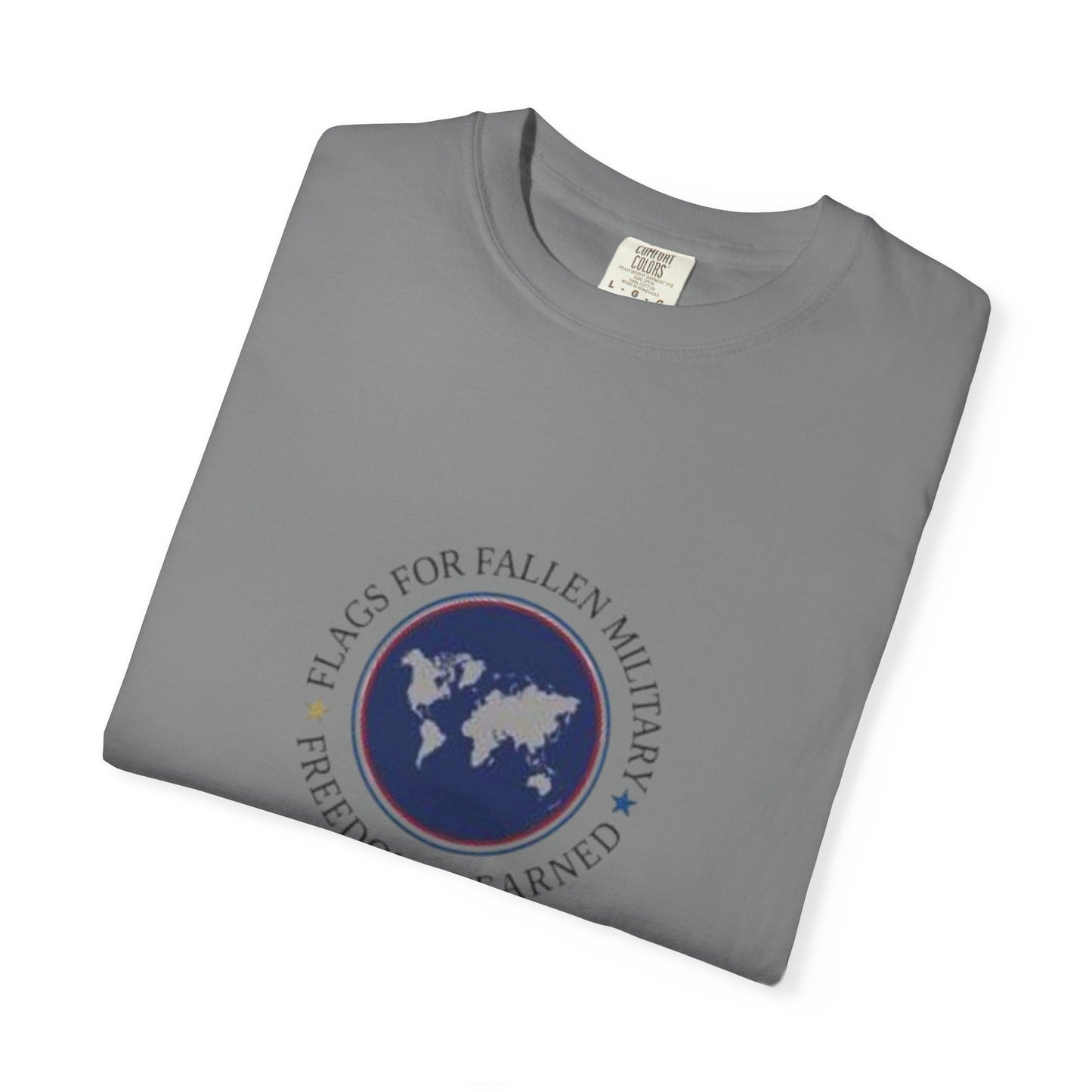 Flags for Fallen Military Unisex Garment-Dyed T-shirt
