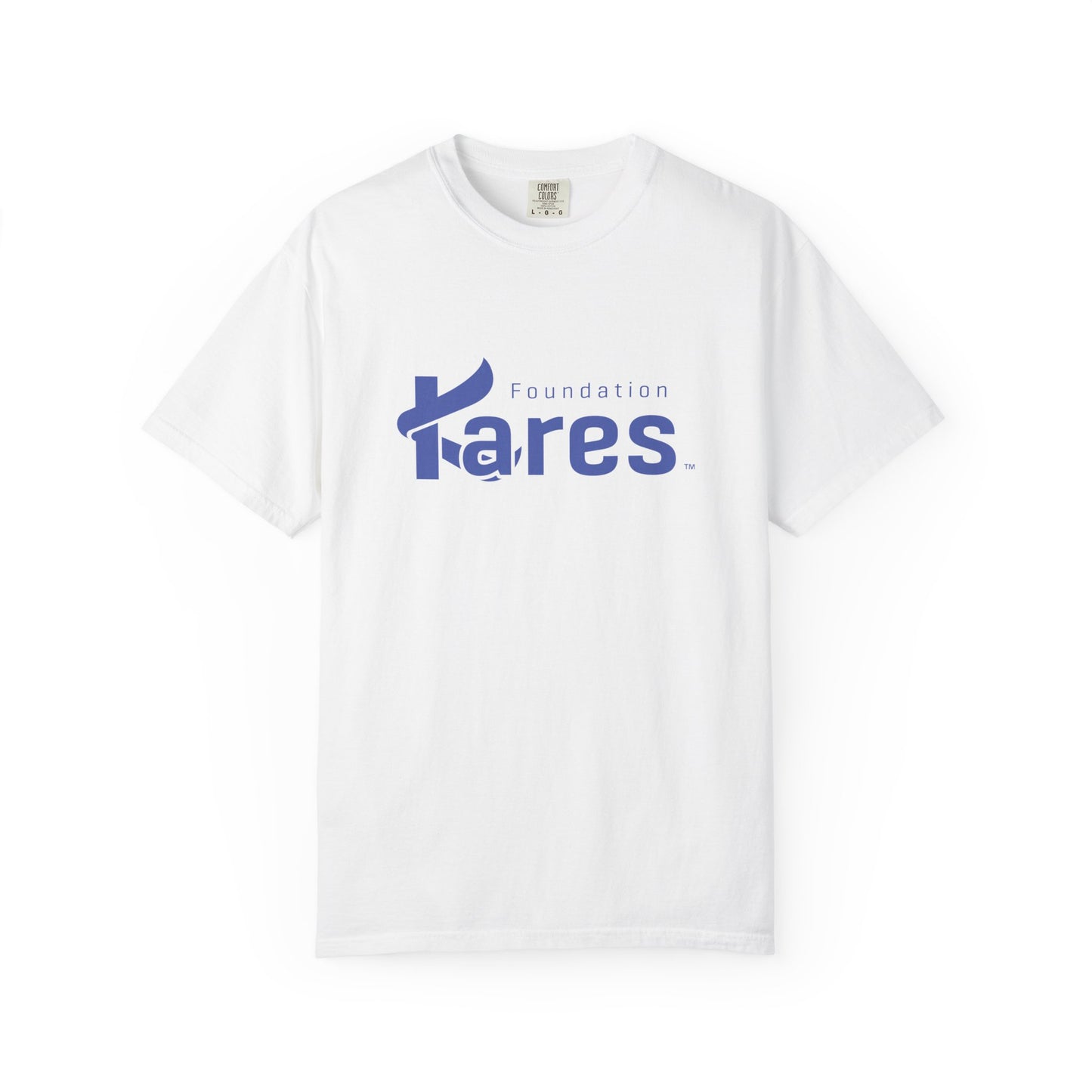 Kares Foundation - Blue Logo Unisex Garment-Dyed T-shirt