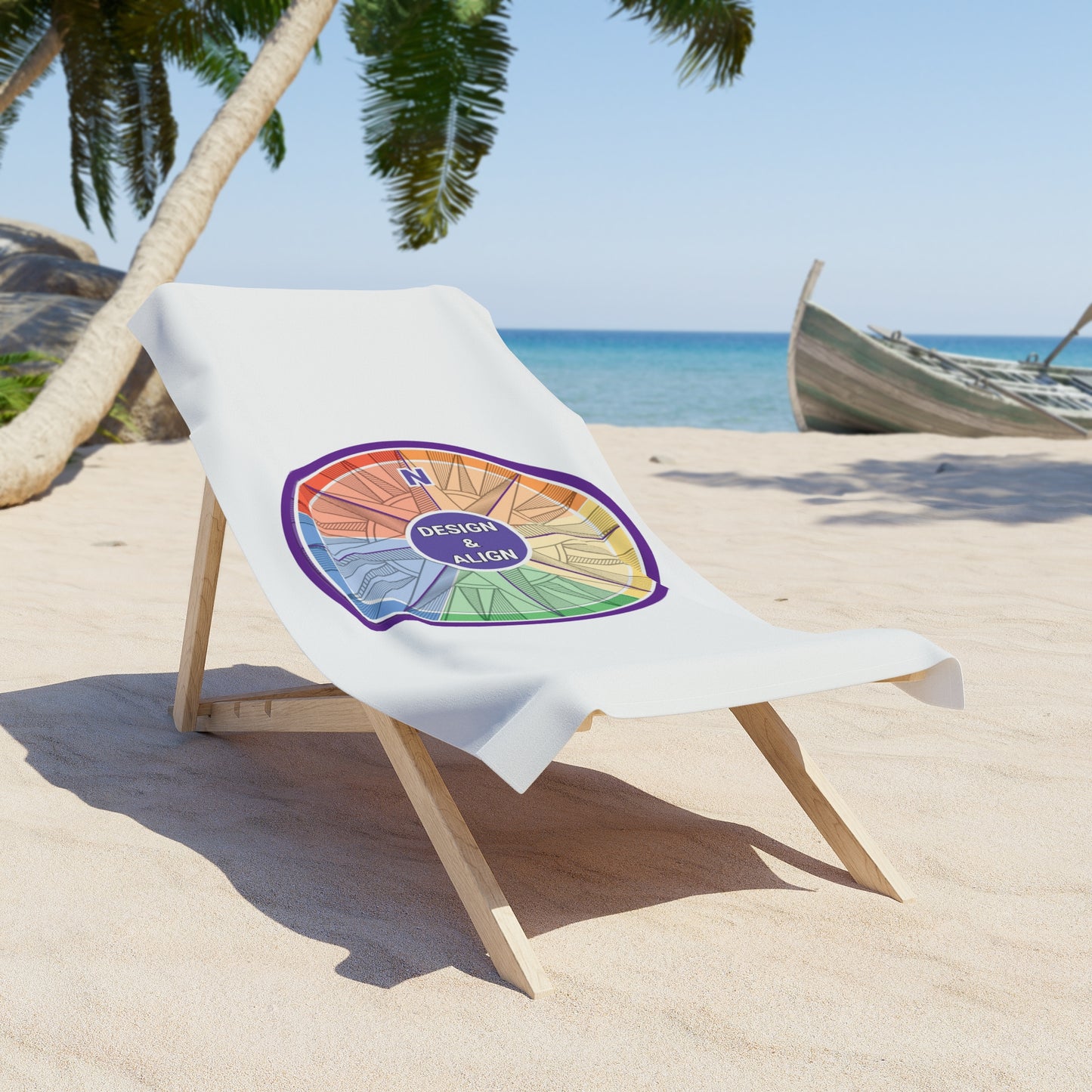 Design and Align Beach Towel