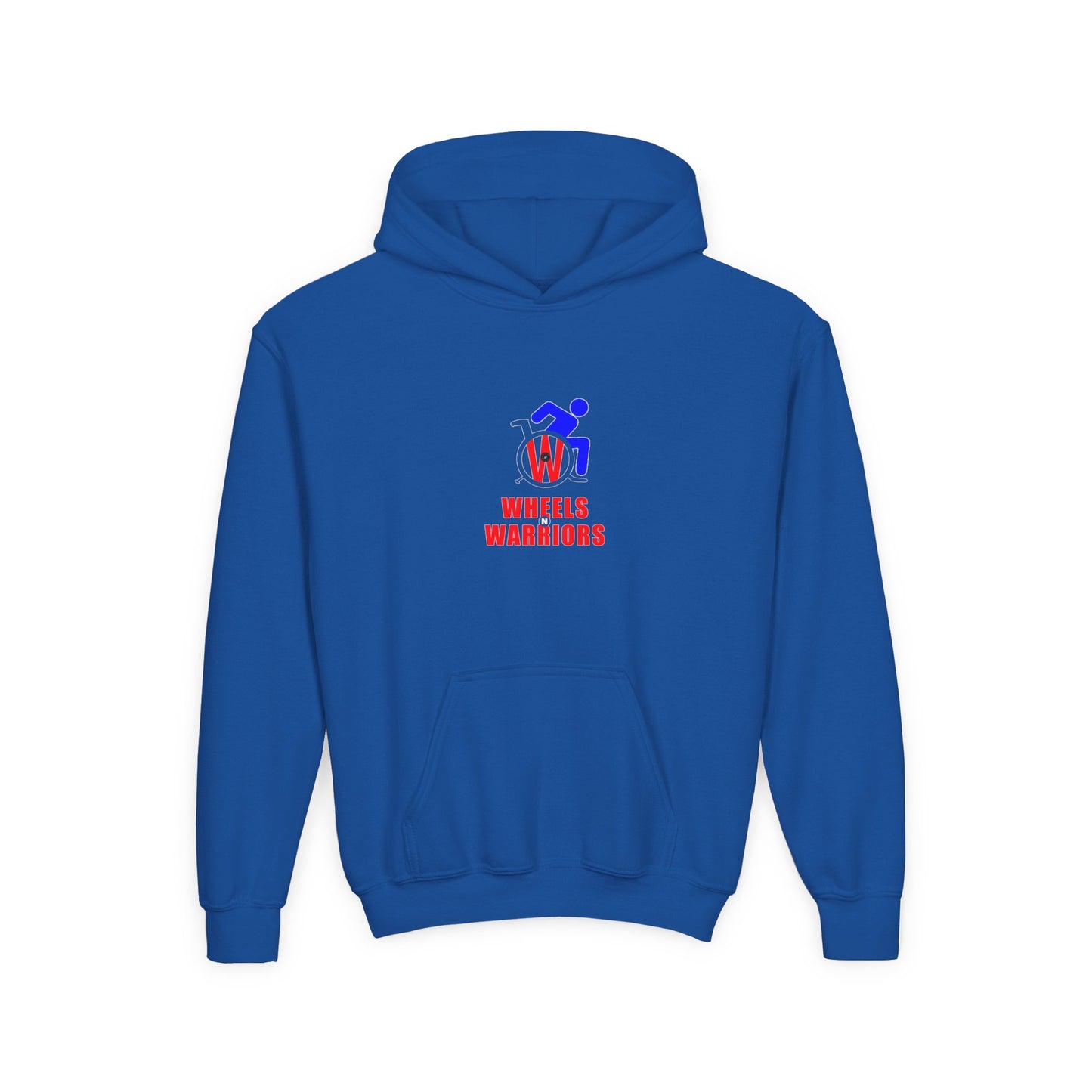 Wheels N Warriors Youth Heavy Blend Hooded Sweatshirt