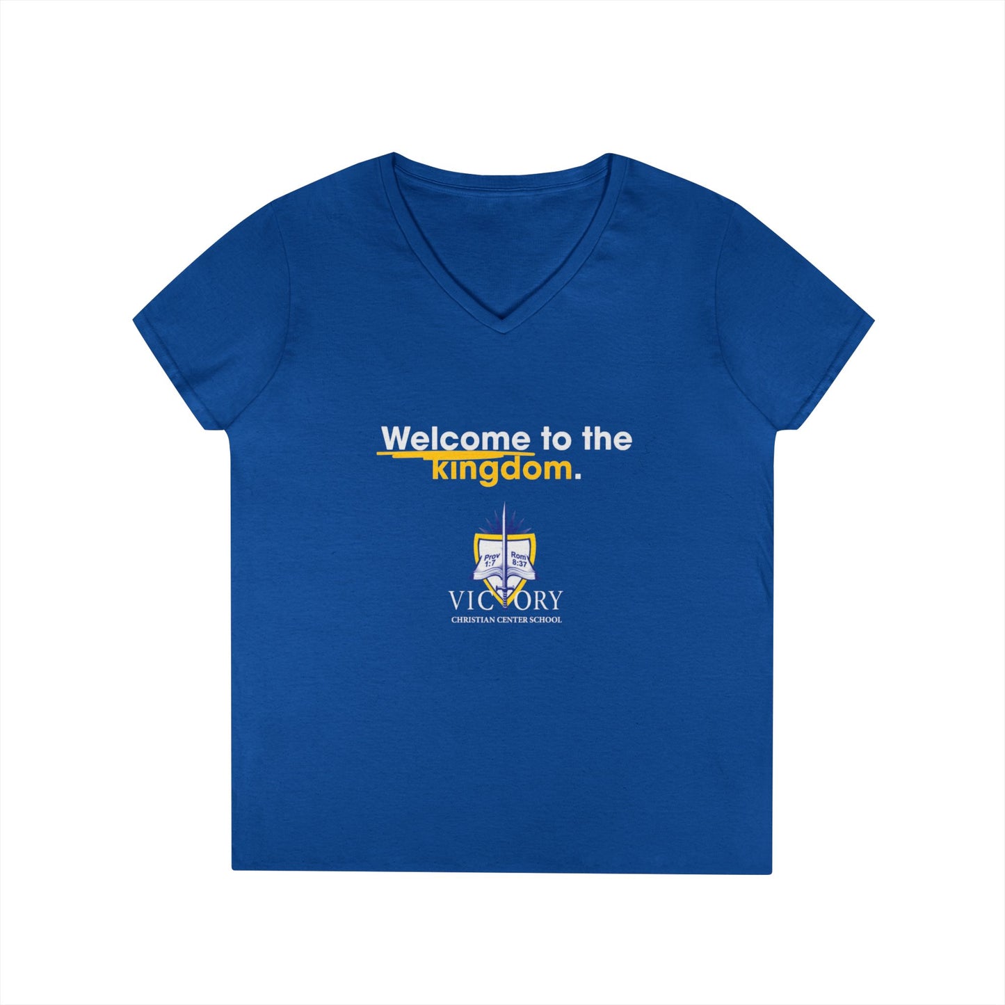 Victory Christian Center School Ladies' V-Neck T-Shirt