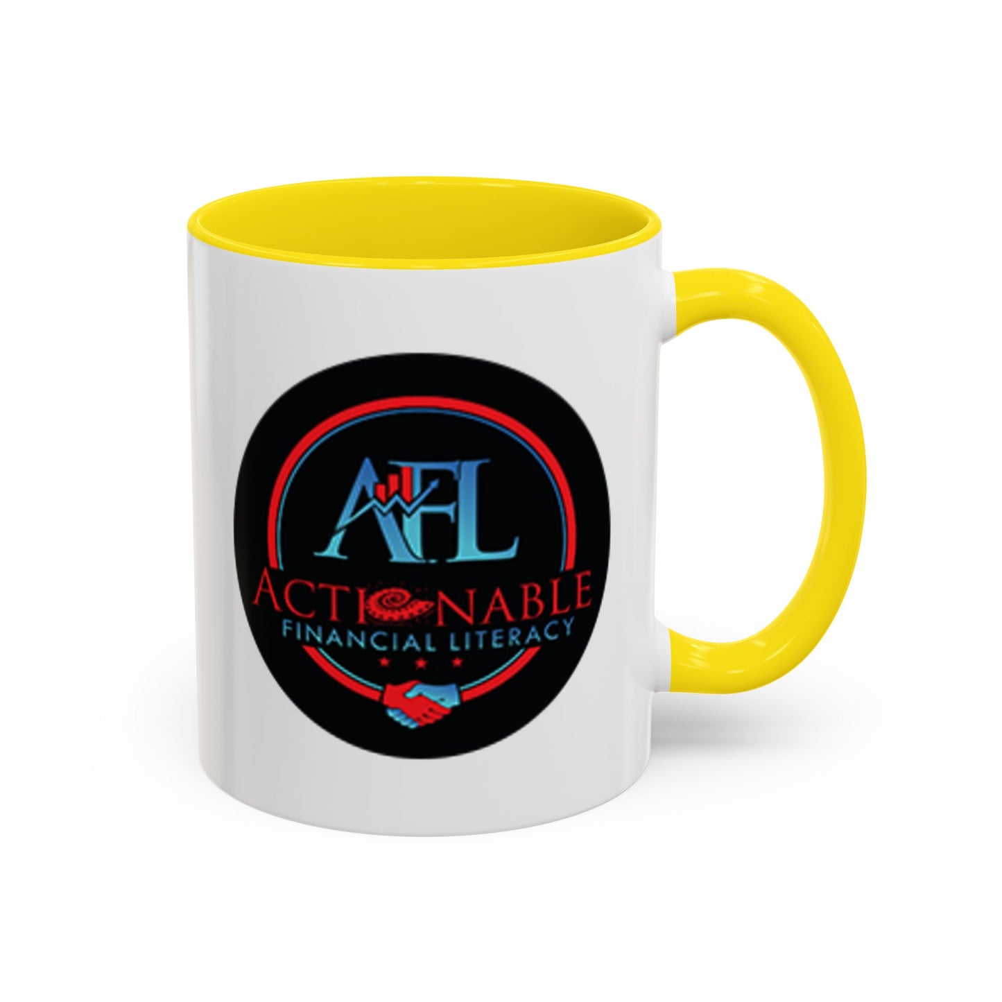 Actionable Financial Literacy Center Accent Coffee Mug (11oz)