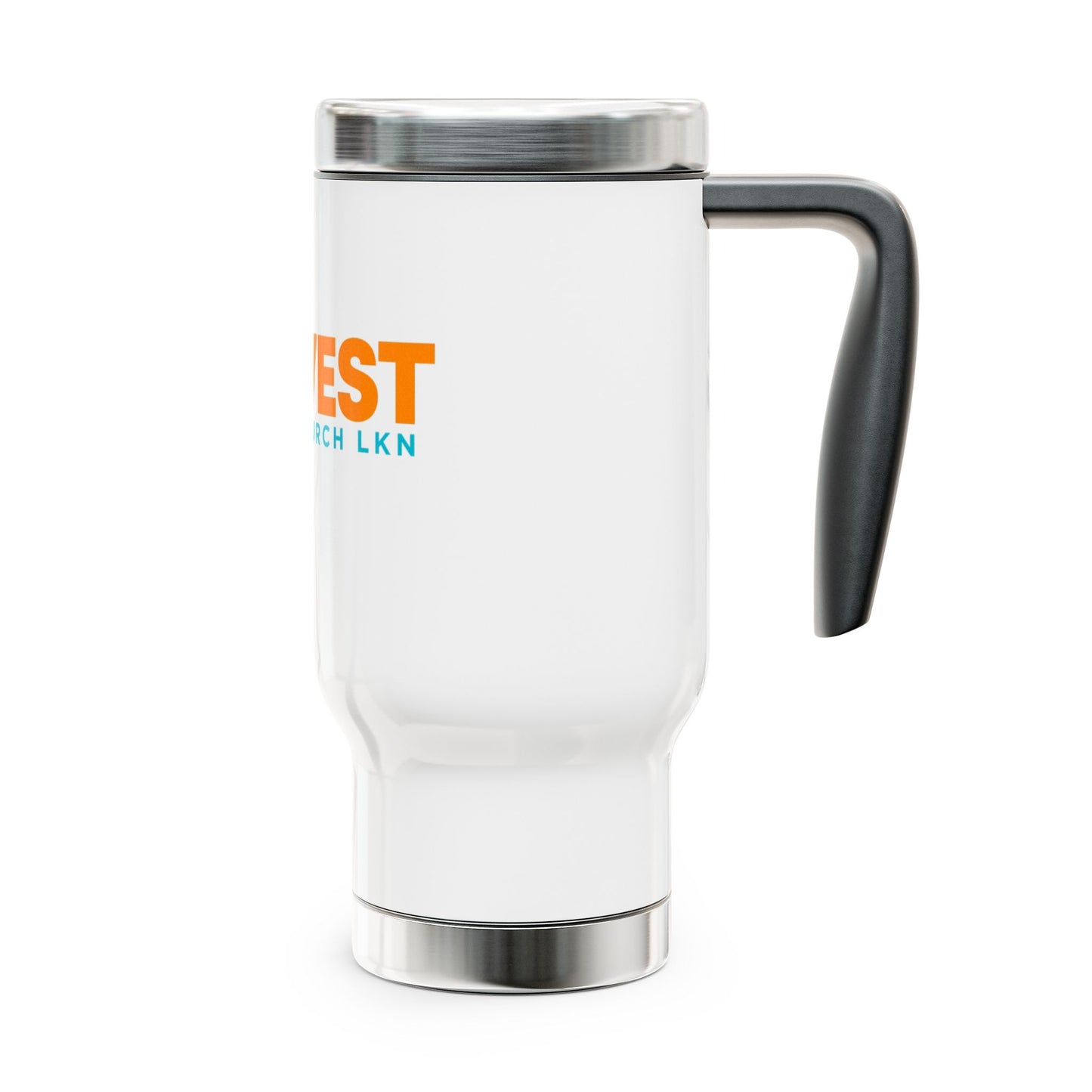 West Church LKN Stainless Steel Travel Mug with Handle, 14oz
