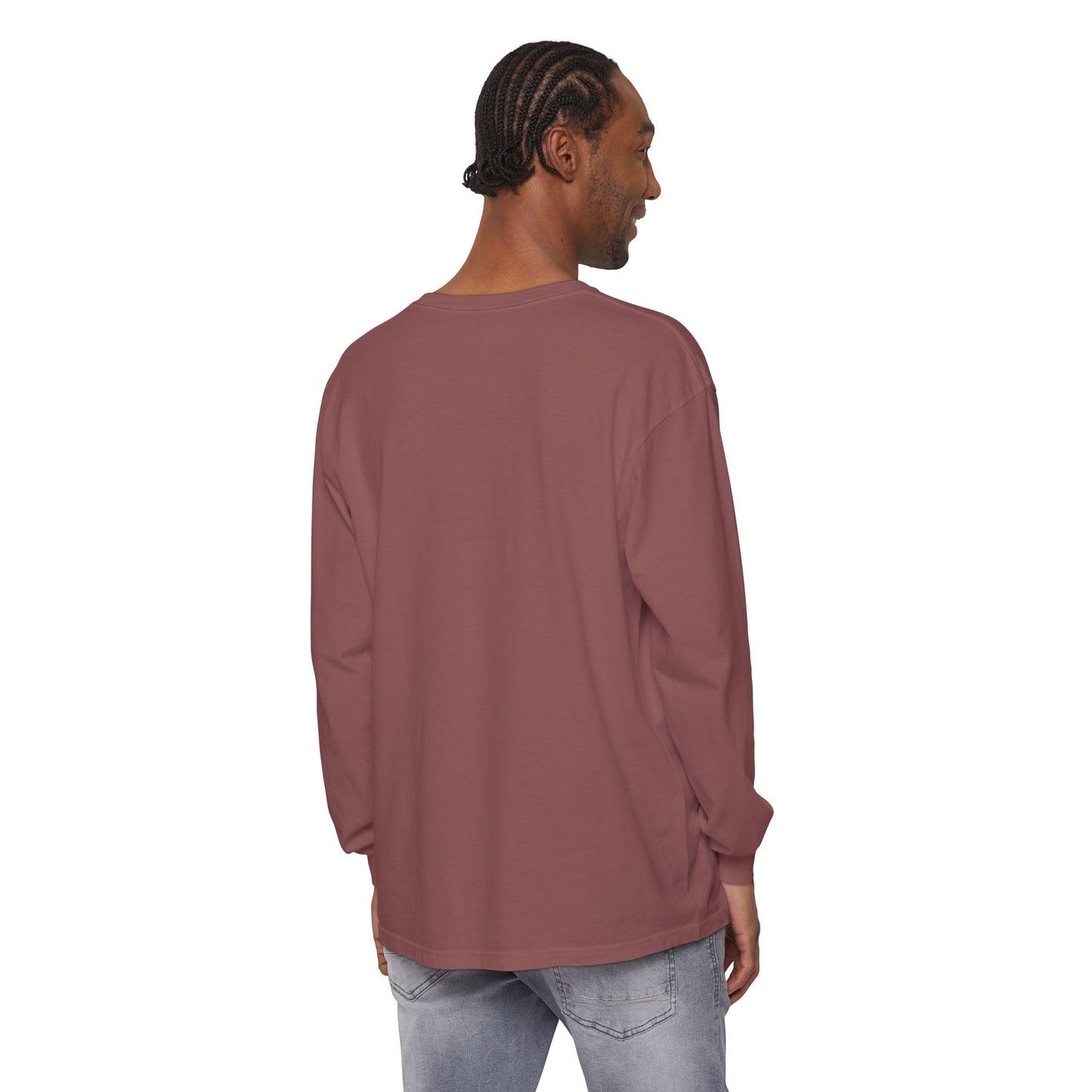 Inspire.World Unisex Garment-dyed Long Sleeve T-Shirt