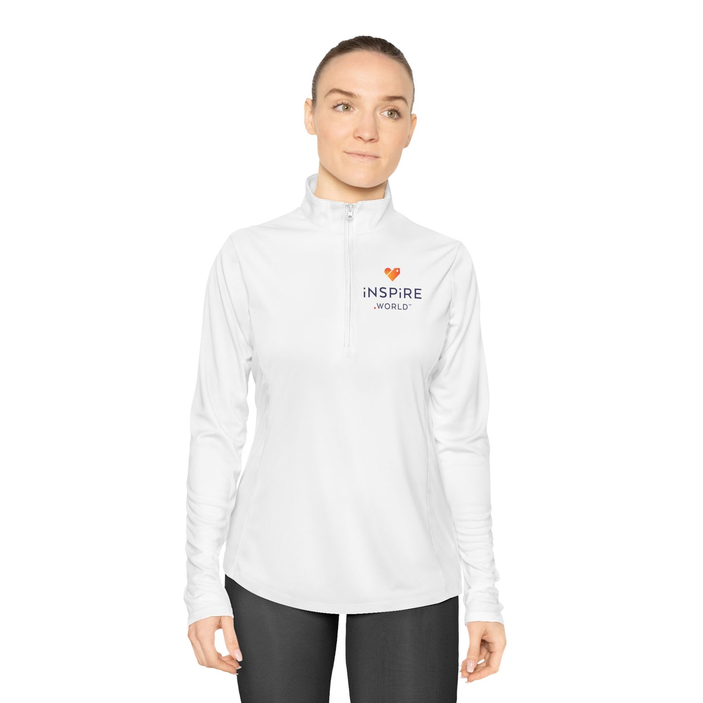 Inspire.World Ladies Quarter-Zip Pullover