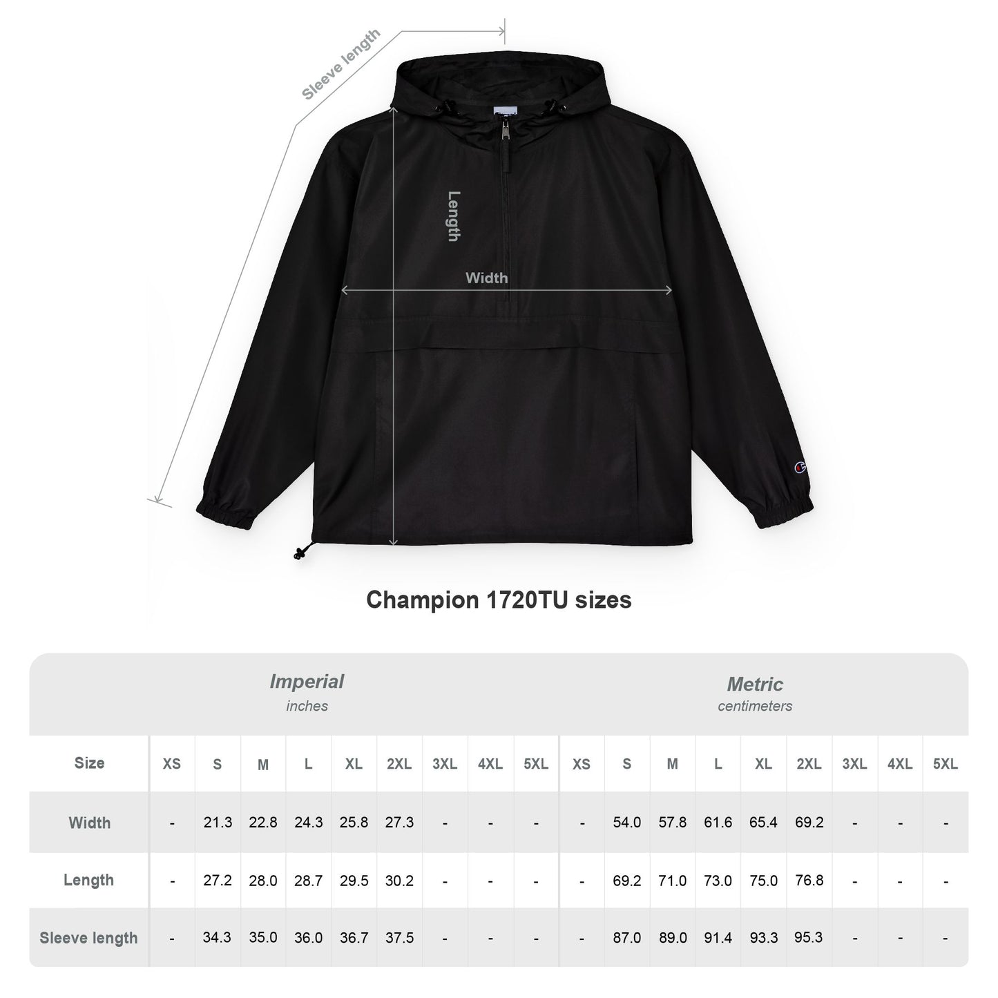 Blackbird Global Champion Unisex Packable Anorak Jacket