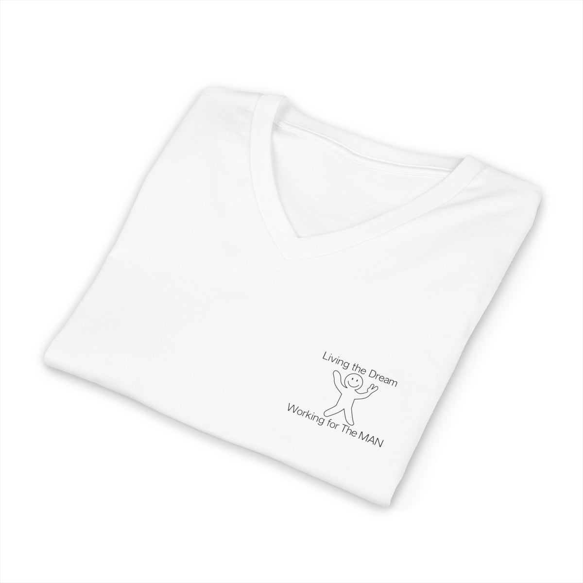 Mutual Aid Network Human Unisex Jersey Short Sleeve V-Neck Tee