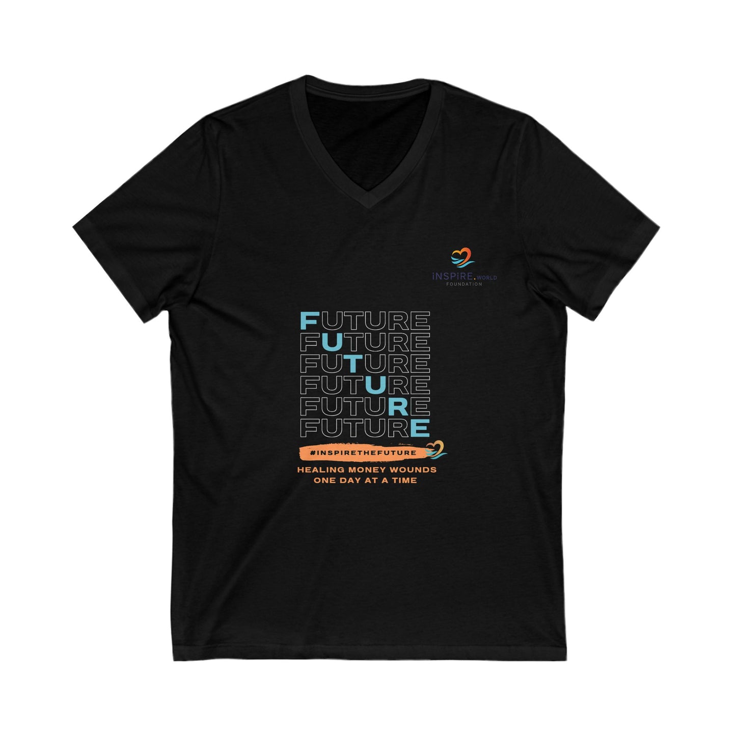 Future Unisex Jersey Short Sleeve V-Neck Tee