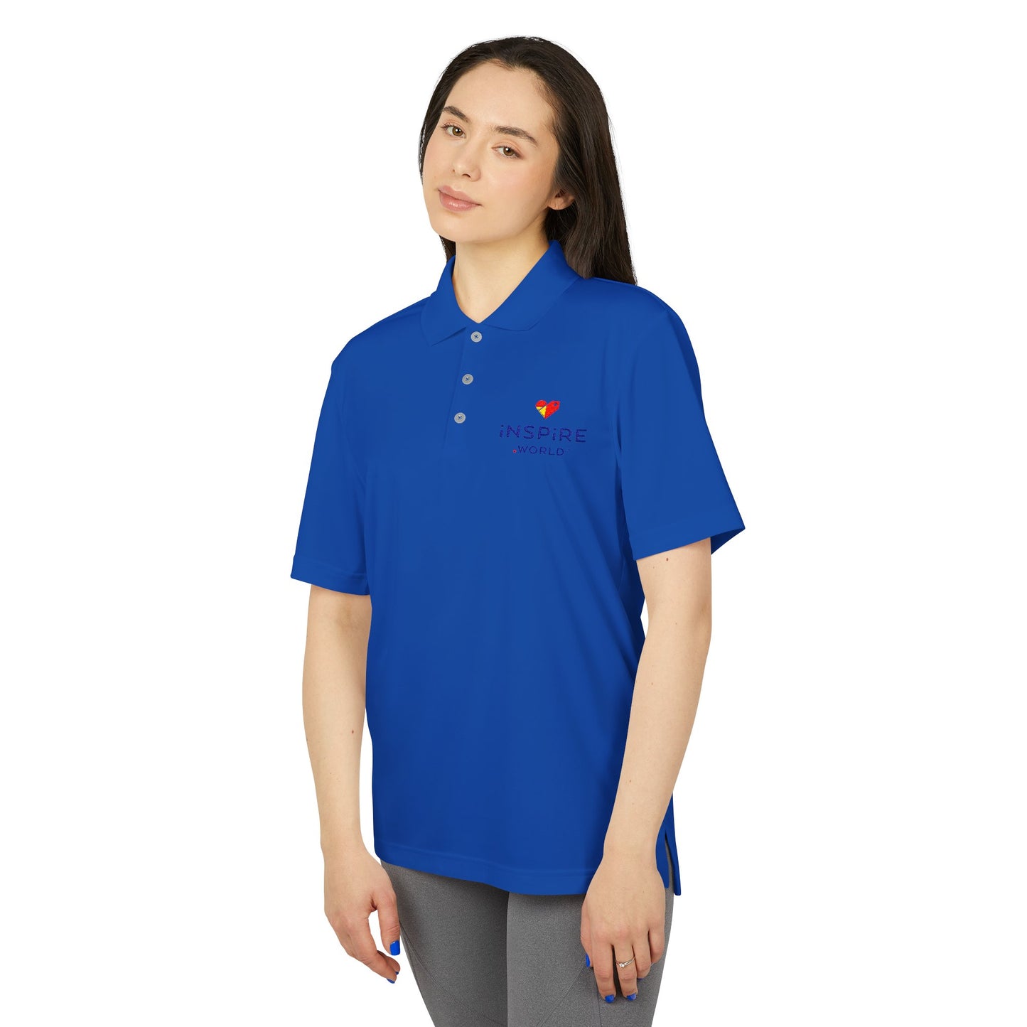 Inspire.World adidas Unisex Performance Polo