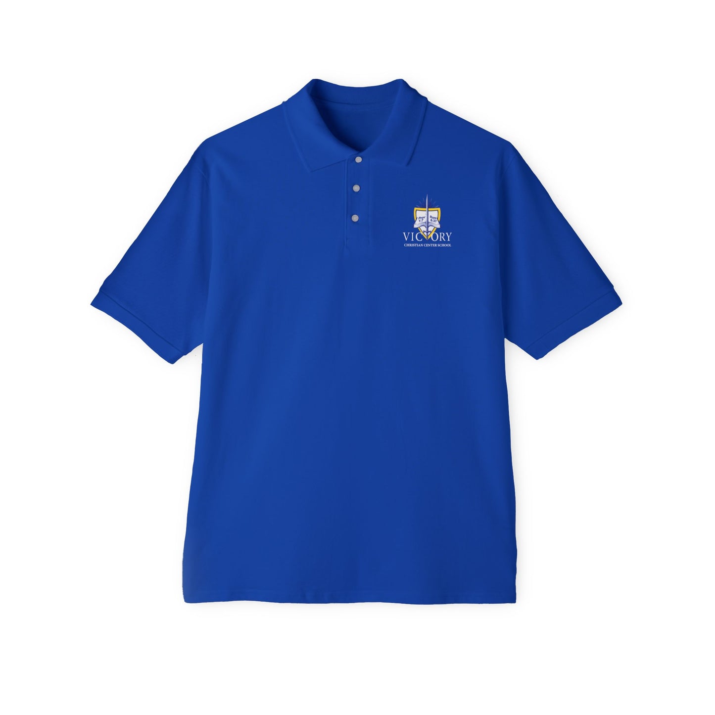 Victory Christian Center School Men's Piqué Polo