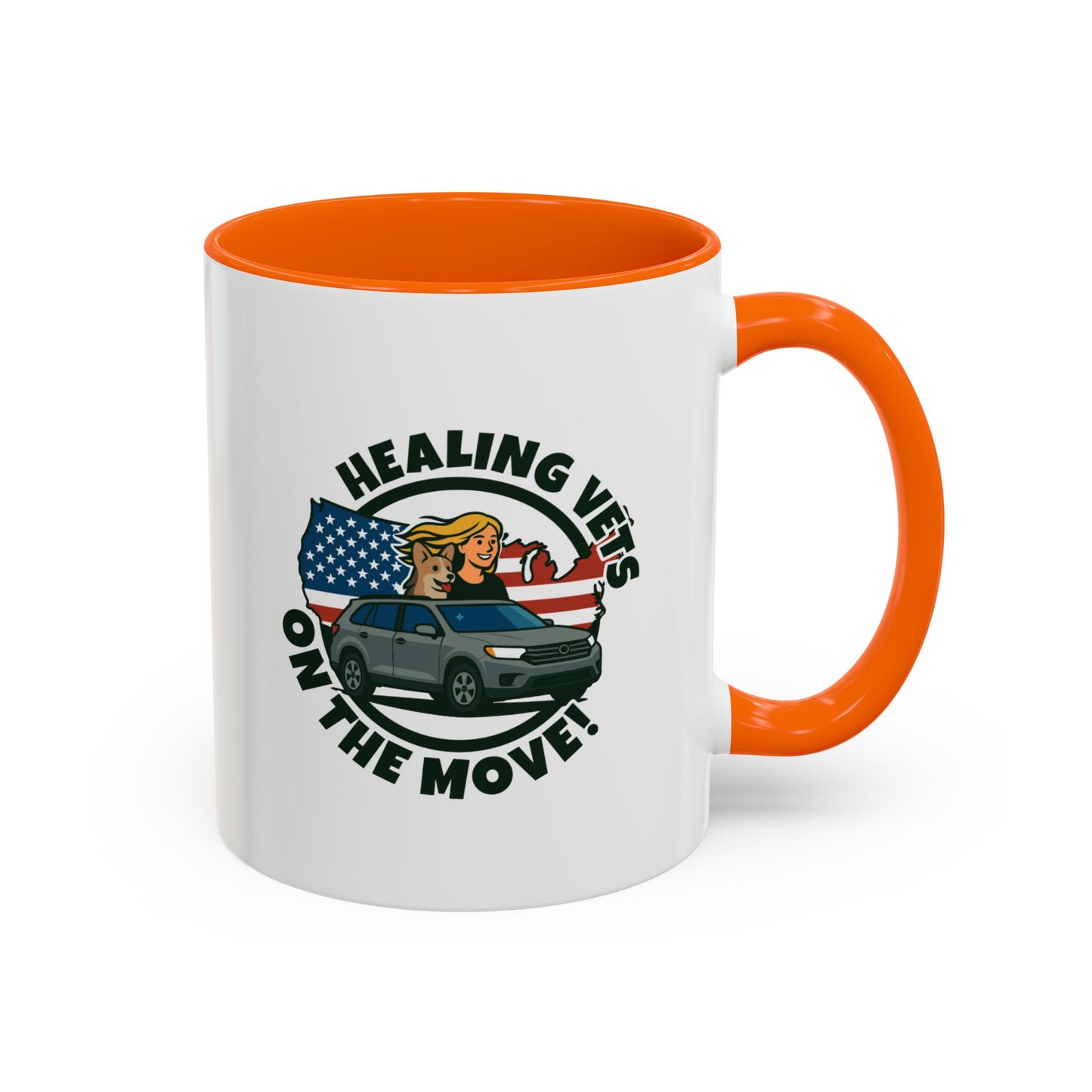 Healing Vets on the Move Accent Coffee Mug (11, 15oz)