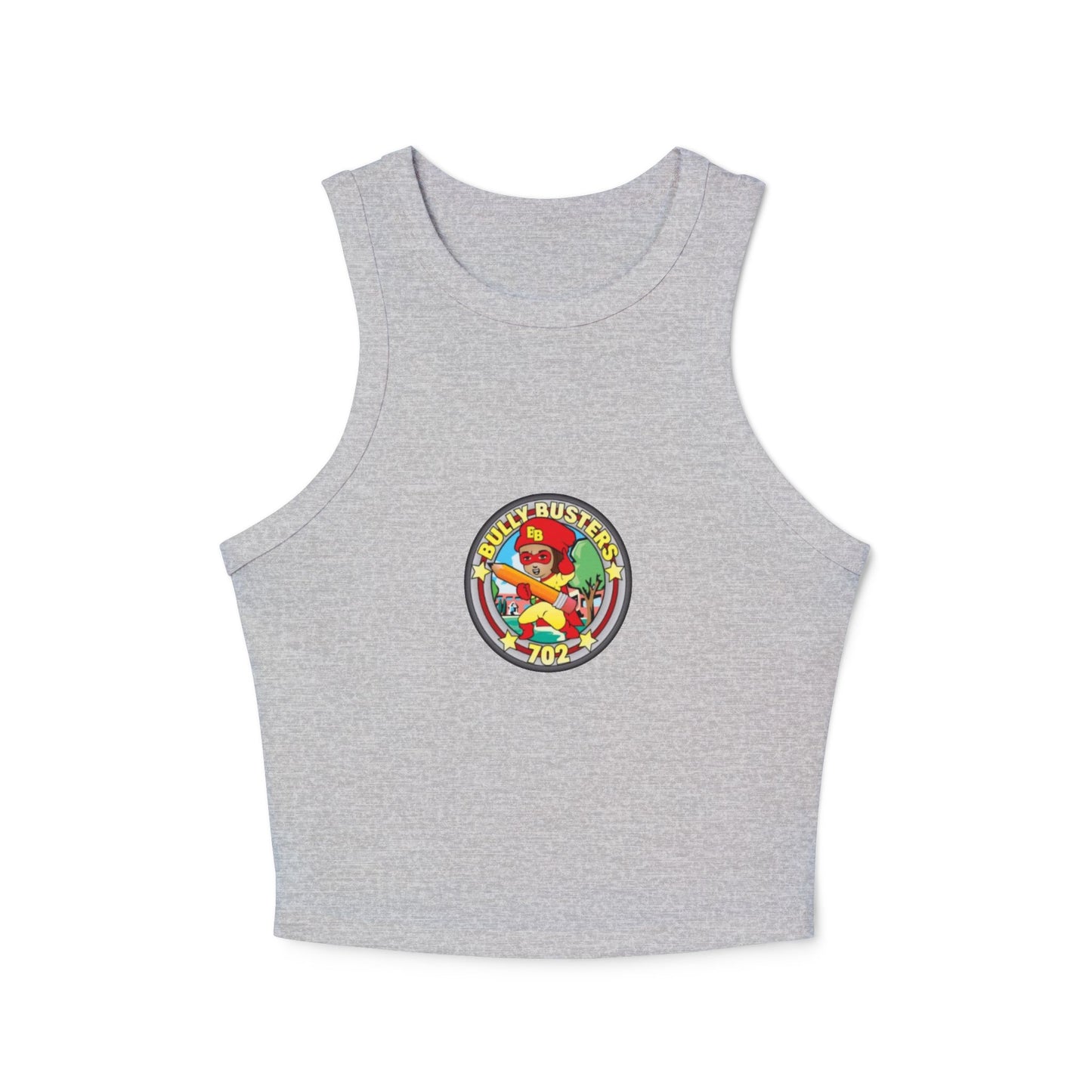 Bully Busters 702 Women's Micro Rib Racer Tank Top
