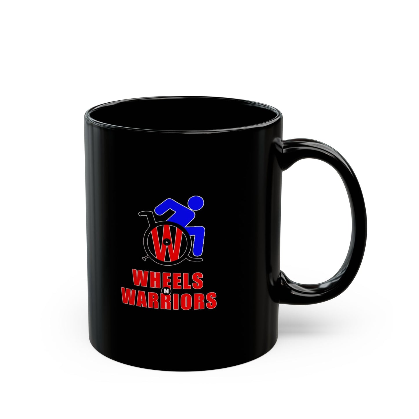 Wheels N Warriors Black Mug (11oz, 15oz)