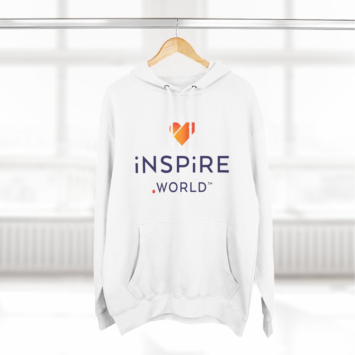 Inspire.World Three-Panel Fleece Hoodie