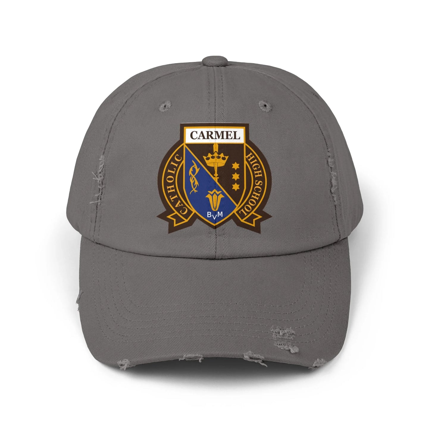 Carmel HS Unisex Distressed Cap