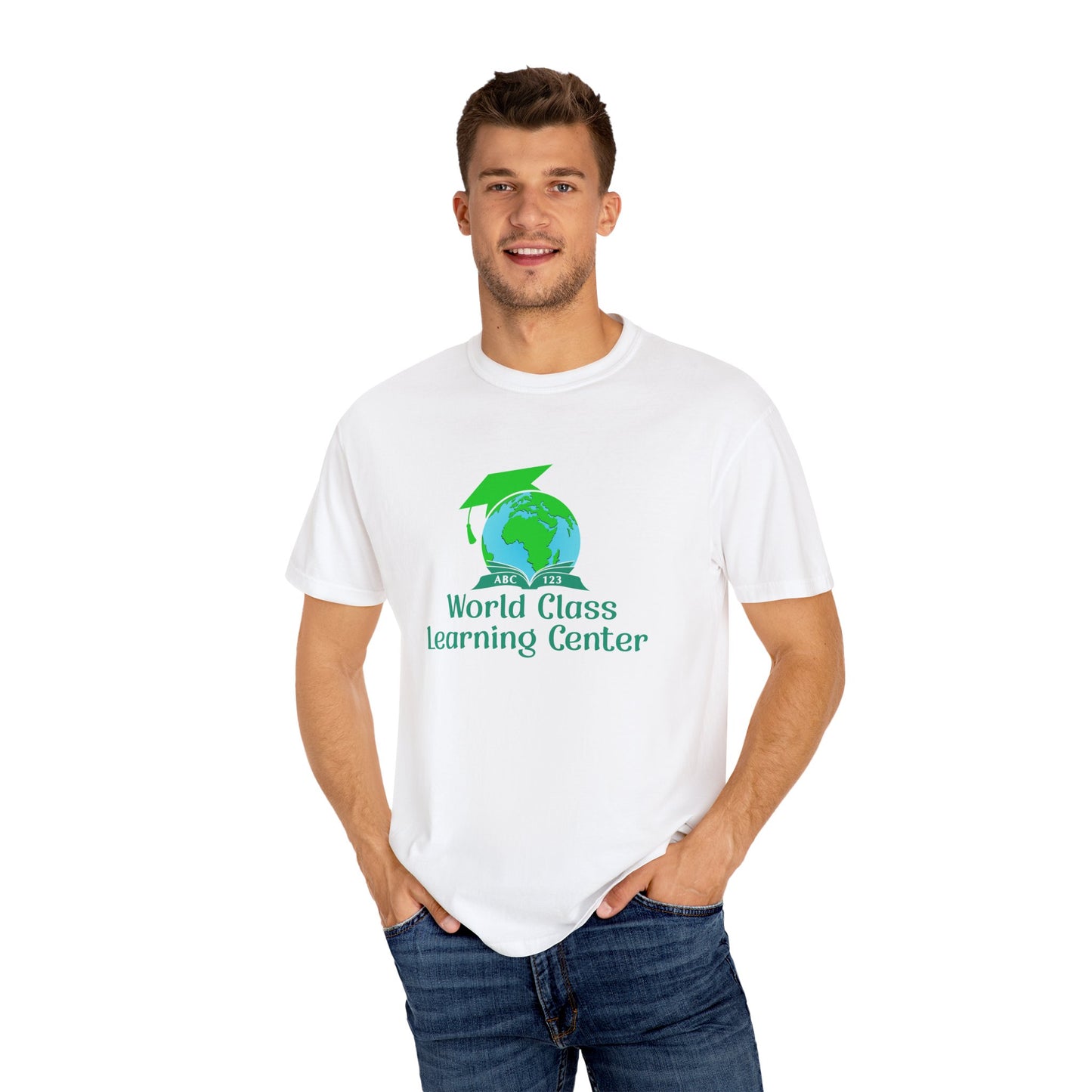 World Class Learning Center Unisex Garment-Dyed T-shirt