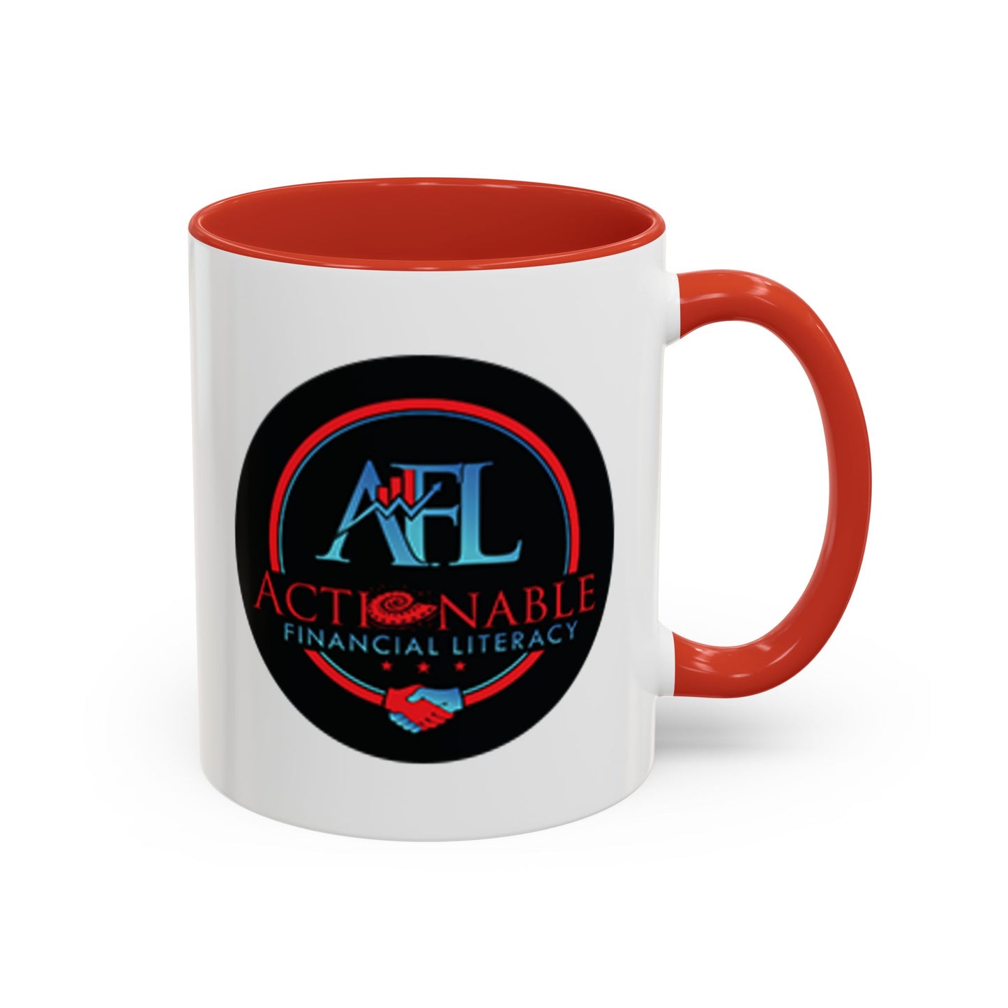 Actionable Financial Literacy Center Accent Coffee Mug (11oz)