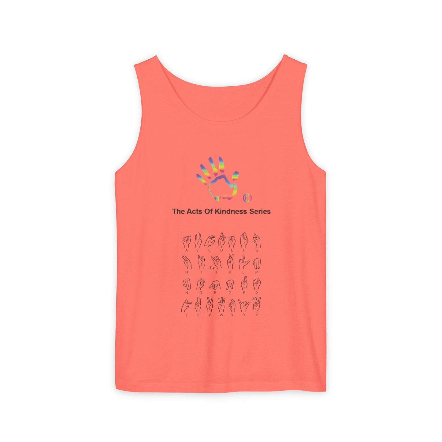 Acts of Kindness Series Unisex Garment-Dyed Tank Top