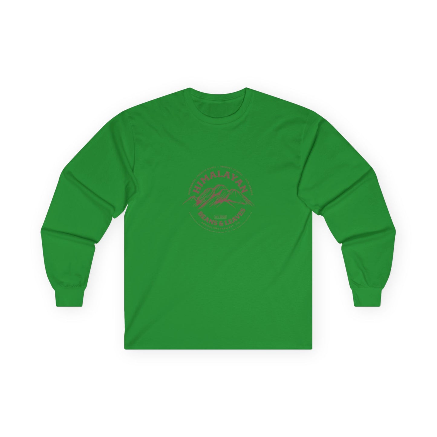 Himalayan Beans & Leaves Unisex Ultra Cotton Long Sleeve Tee