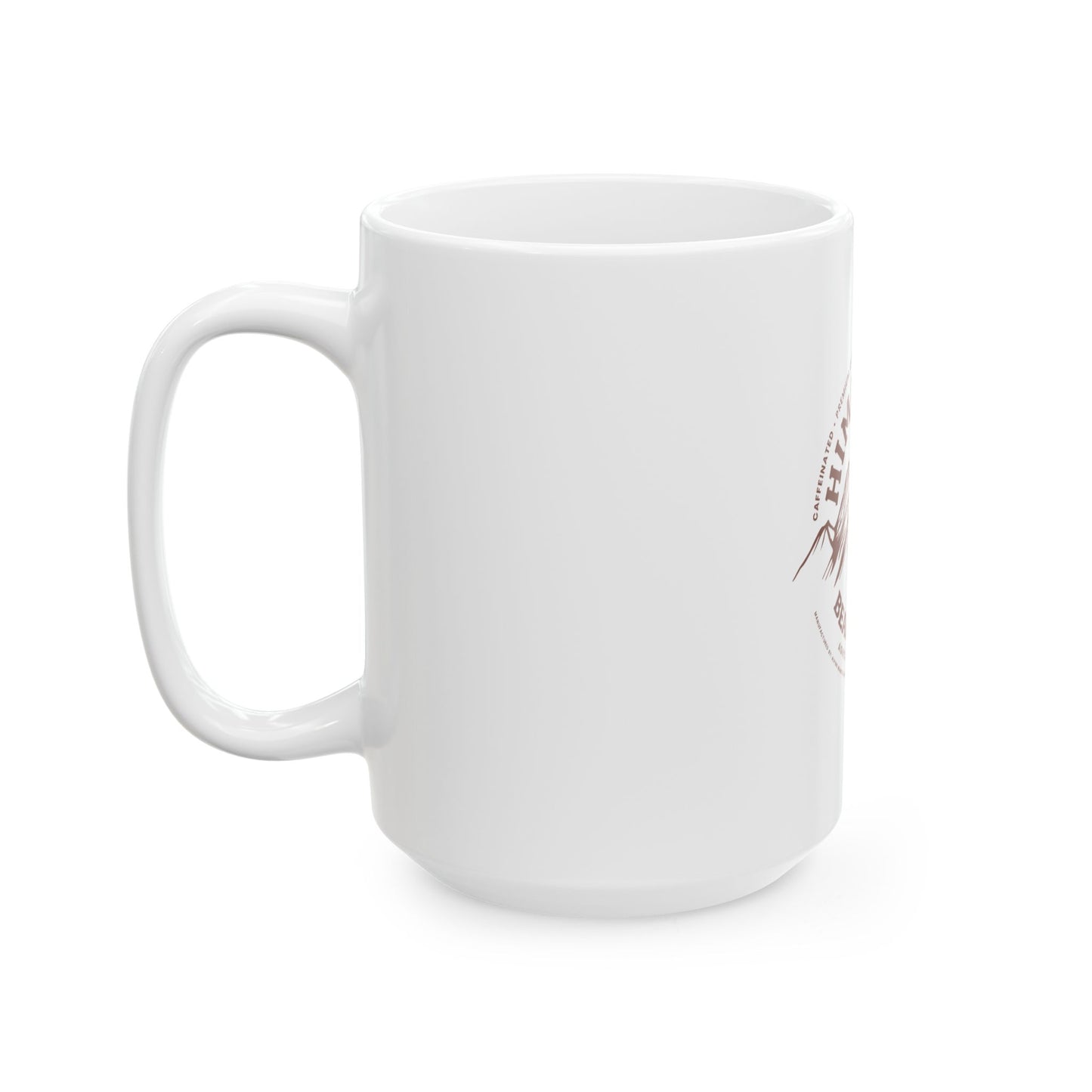 Himalayan Beans & Leaves Ceramic Mug, (11oz, 15oz)