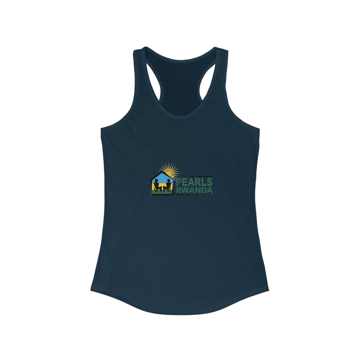 Pearls Rwanda Women's Ideal Racerback Tank