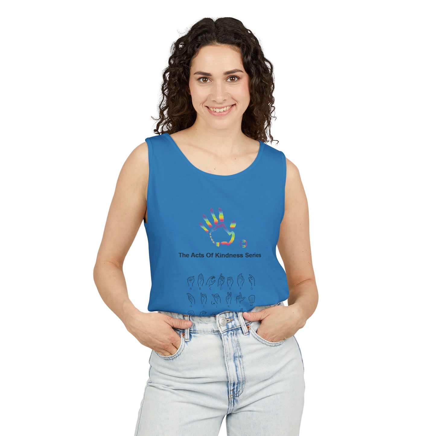 Acts of Kindness Series Unisex Garment-Dyed Tank Top