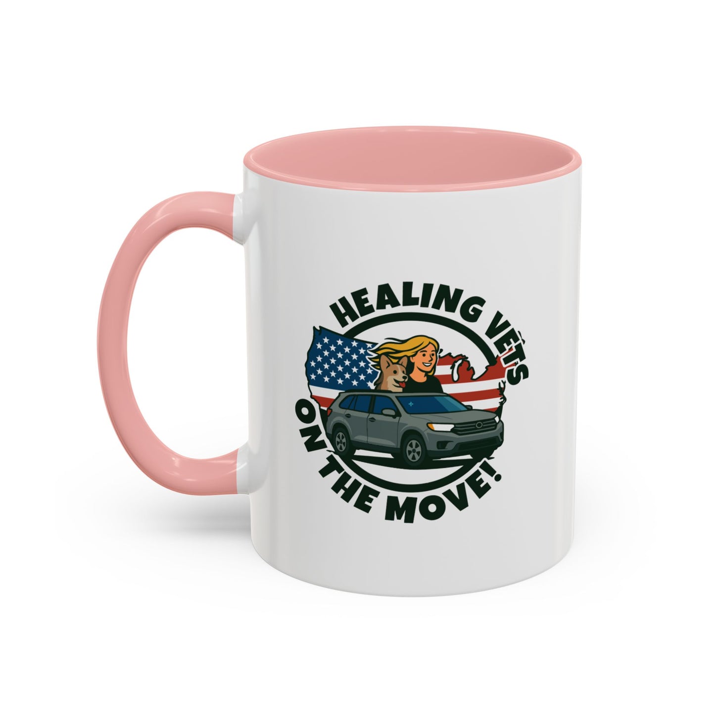 Healing Vets on the Move Accent Coffee Mug (11, 15oz)