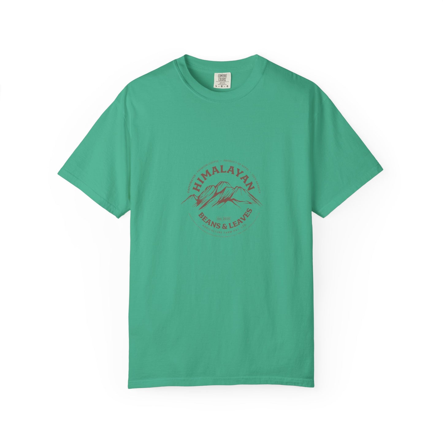 Himalayan Beans & Leaves Unisex Garment-Dyed T-shirt