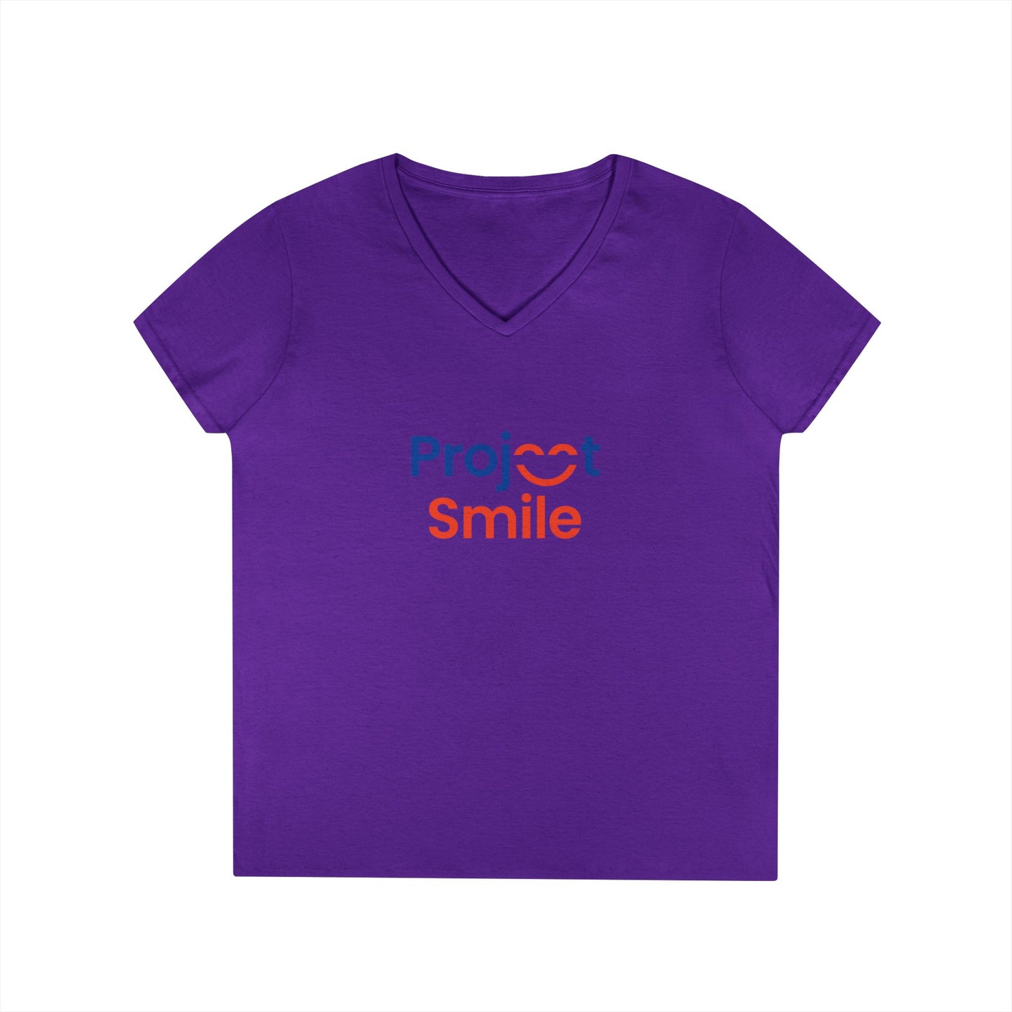 Project Smile Ladies' V-Neck T-Shirt