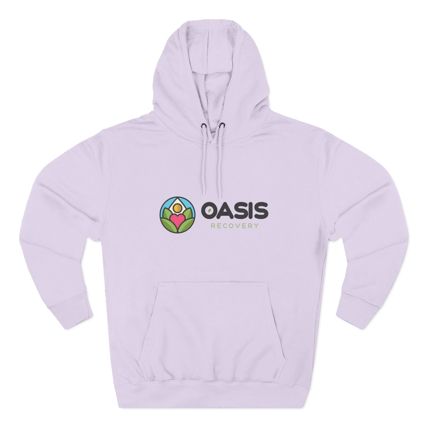 Oasis Recovery Center Three-Panel Fleece Hoodie