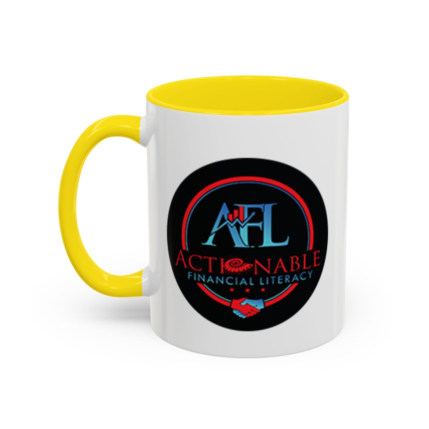 Actionable Financial Literacy Center Accent Coffee Mug (11oz)