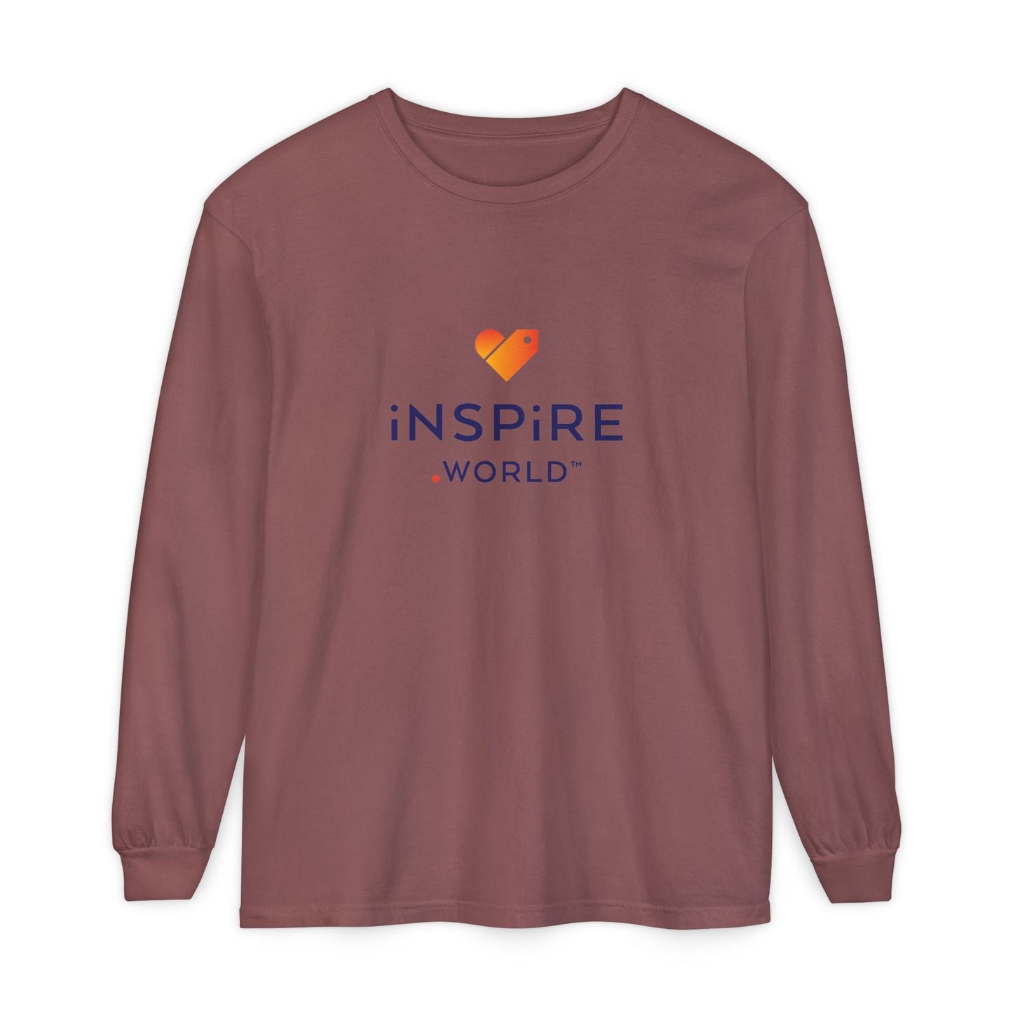 Inspire.World Unisex Garment-dyed Long Sleeve T-Shirt