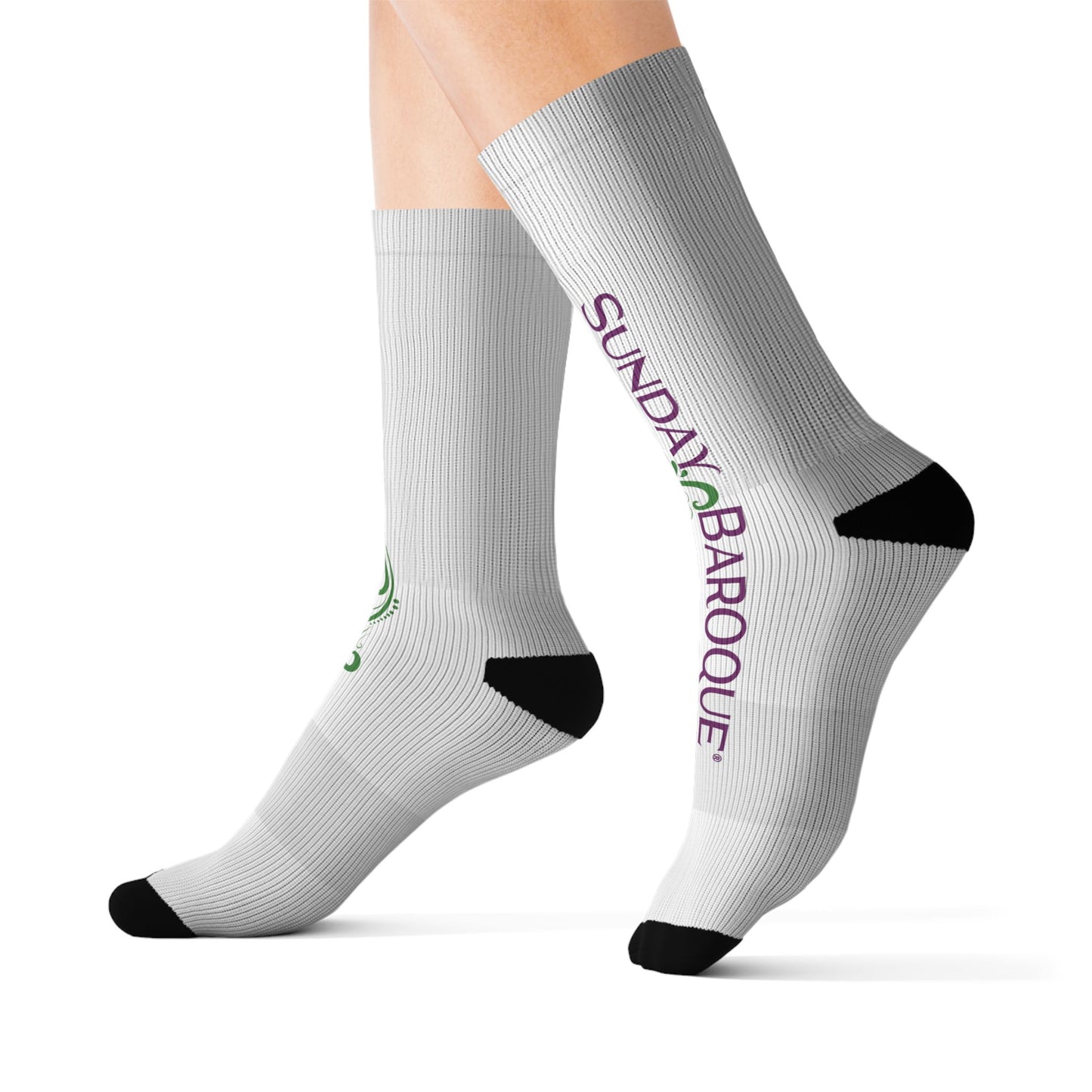 Sunday Baroque Sublimation Socks