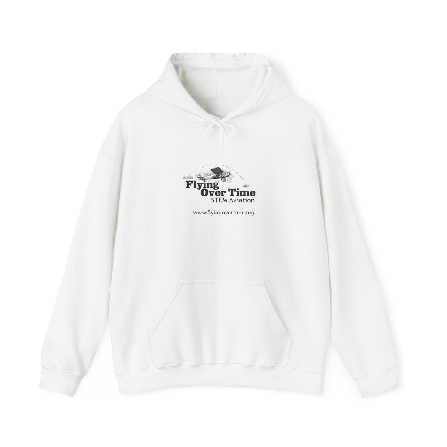 Flying Over Time Unisex Heavy Blend™ Hooded Sweatshirt