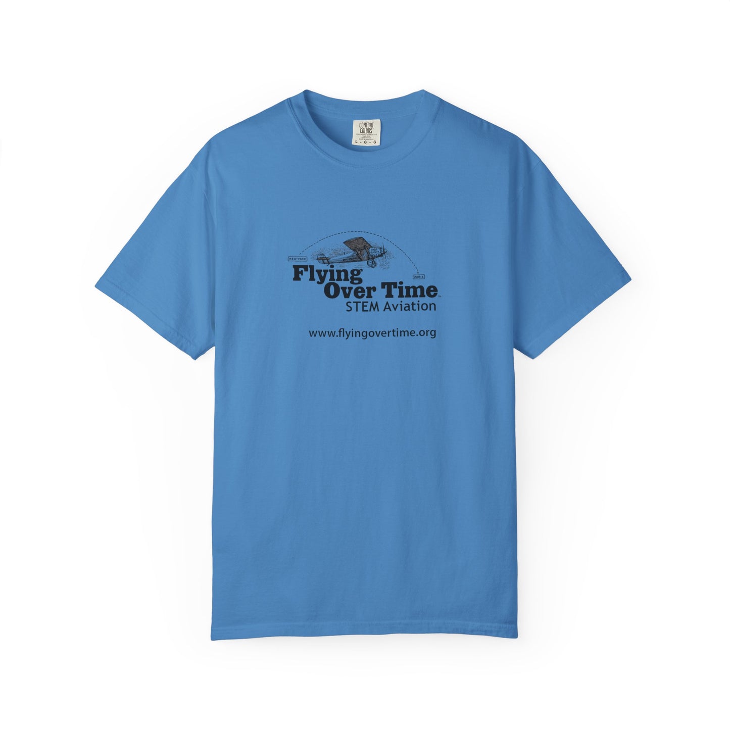 Flying Over Time Unisex Garment-Dyed T-shirt