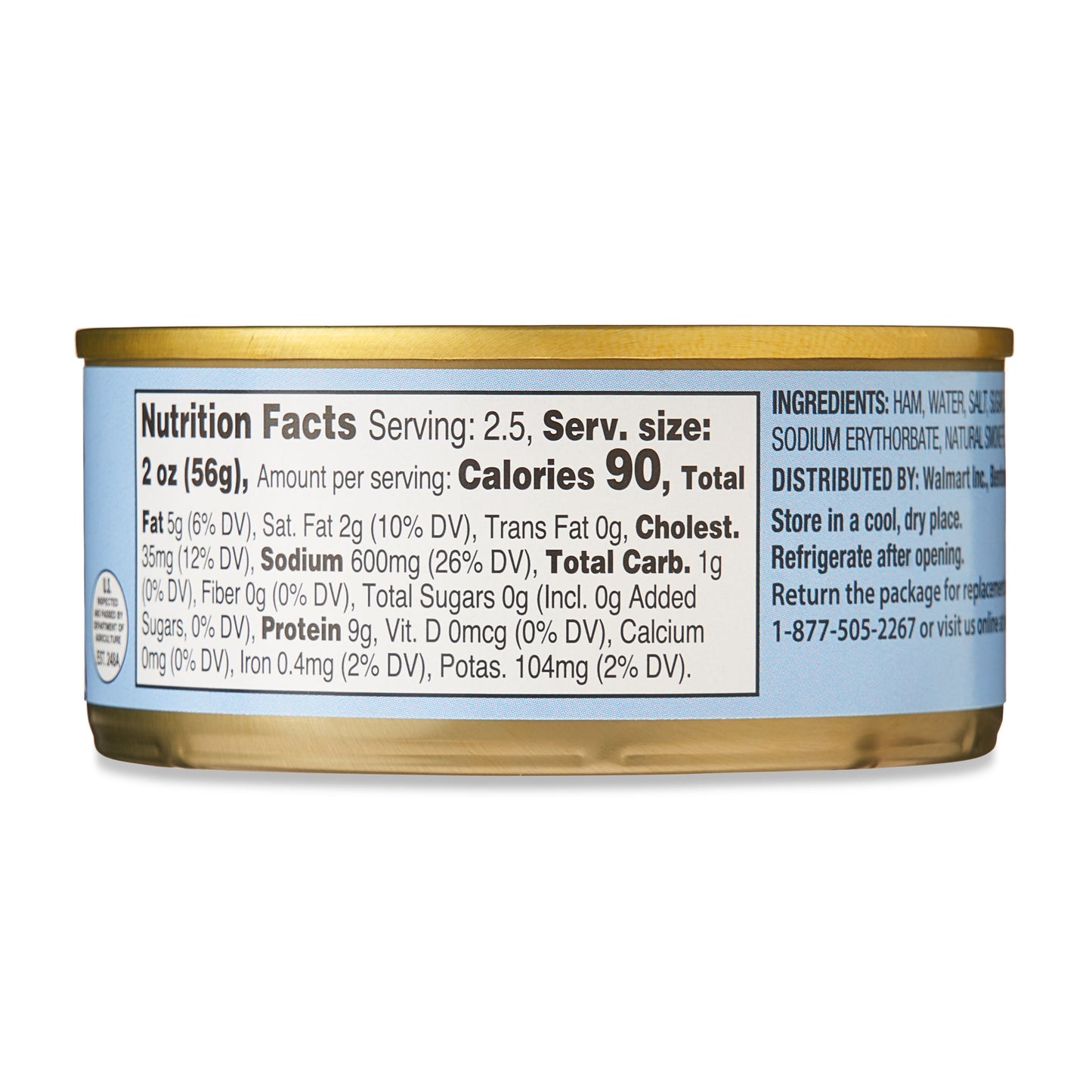 Great Value Diced Ham 5oz