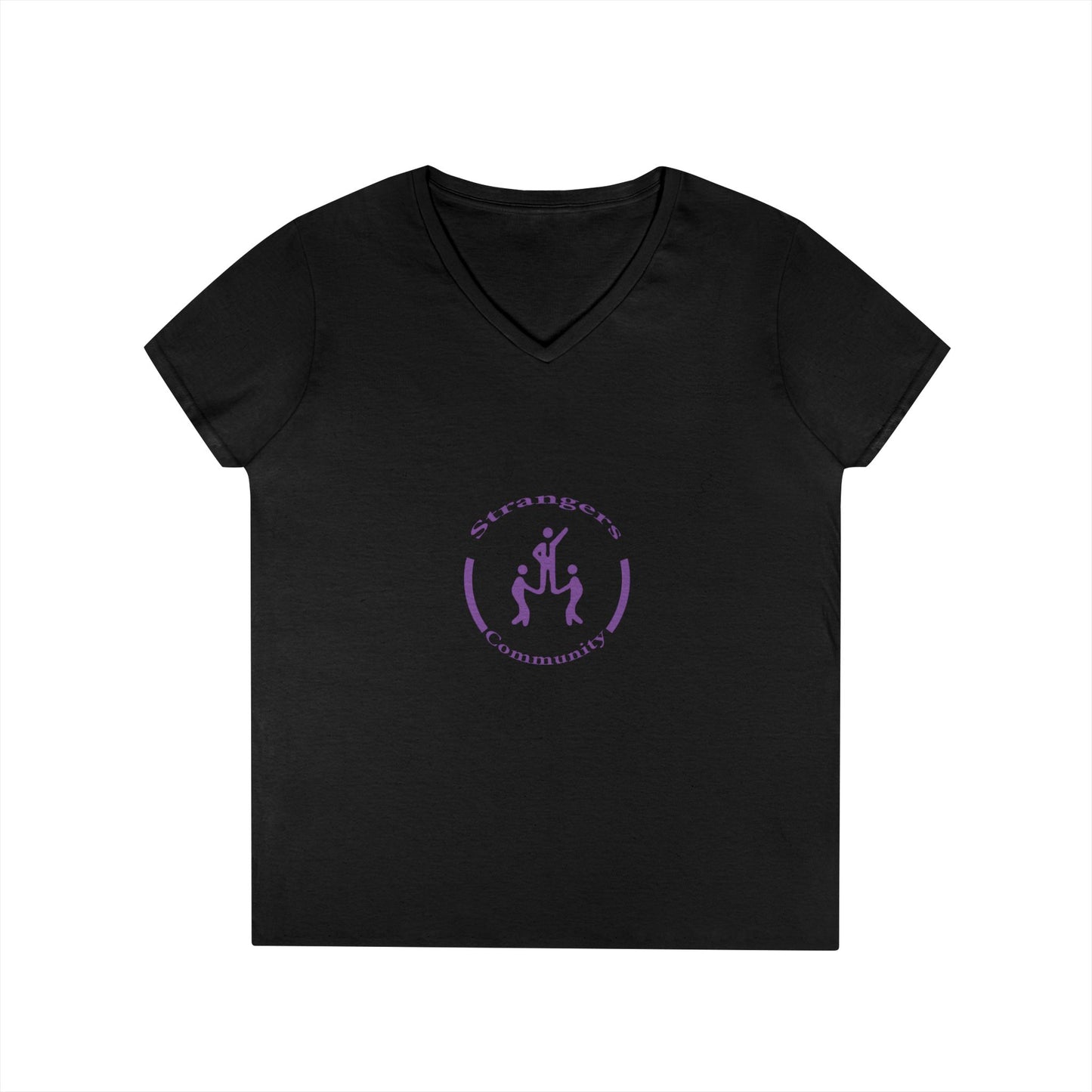 Strangers Community Ladies' V-Neck T-Shirt